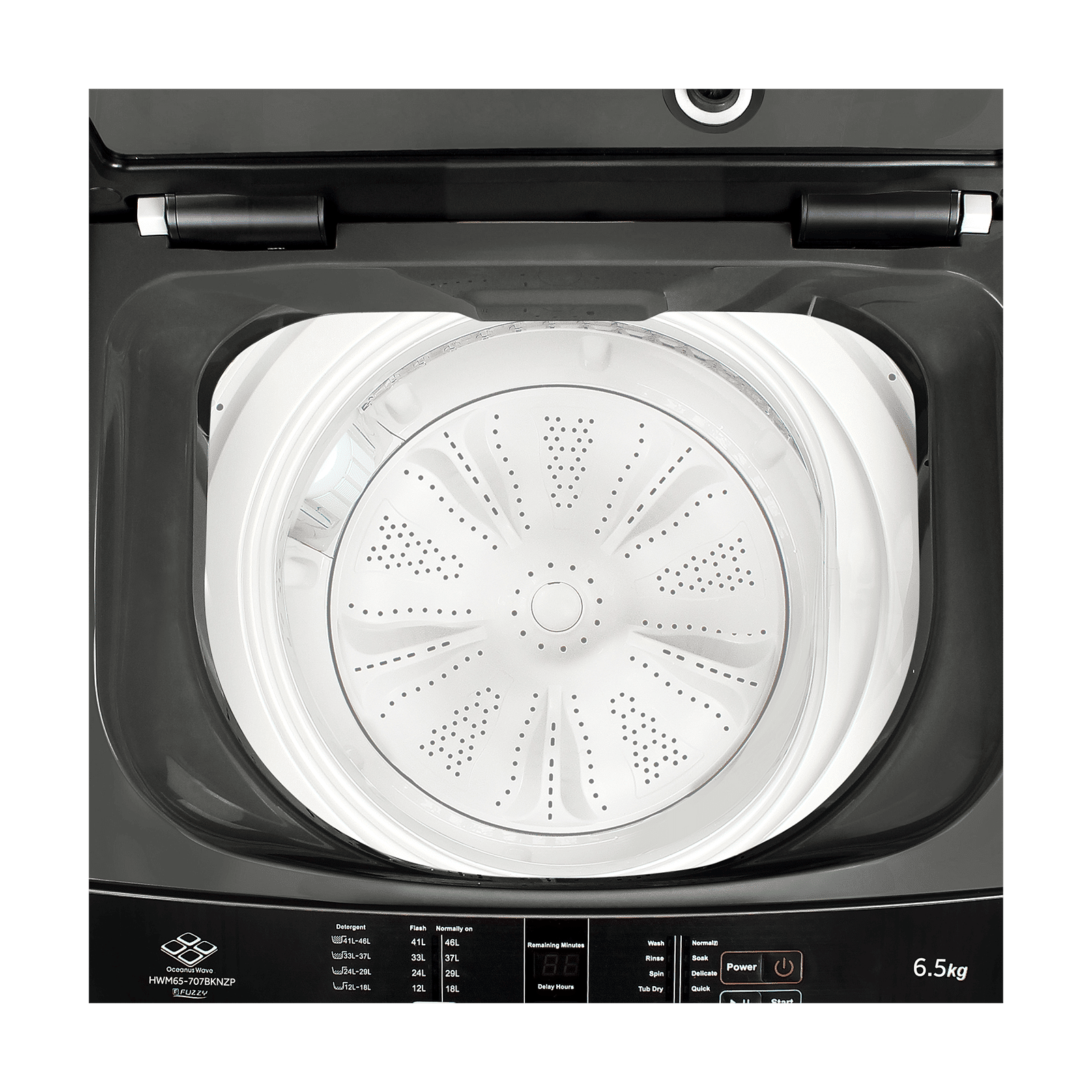 Haier 6.5 kg 5 Star Fully Automatic Top Load Washing Machine (HWM65-707BKNZP, Magic Filter, Titanium Grey)_4