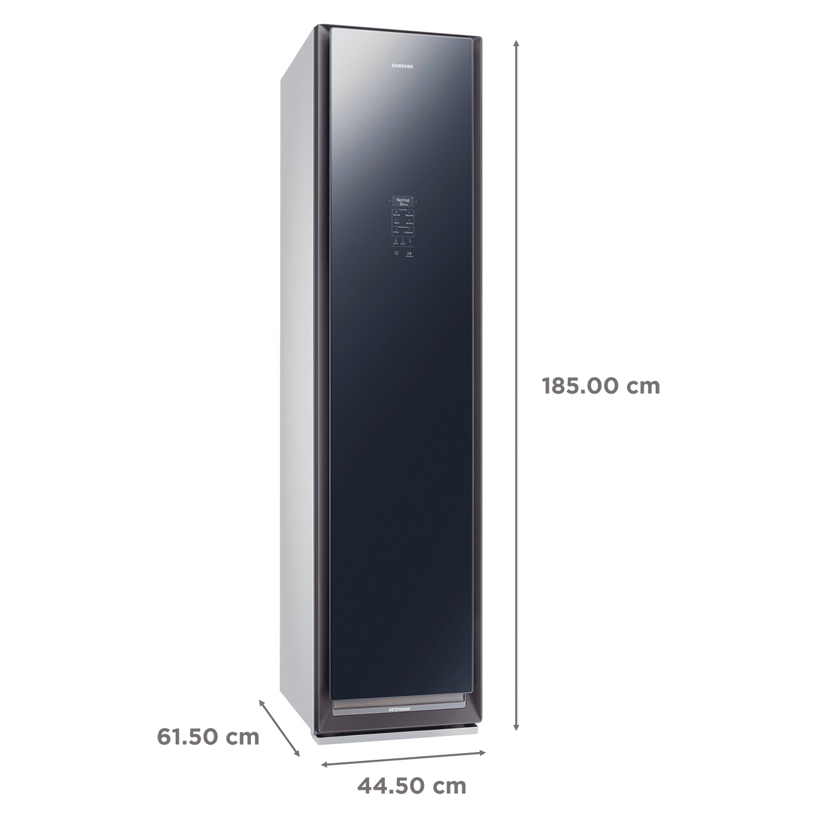 SAMSUNG 6 kg Inverter Fully Automatic Front Load Dryer (Air Dresser, DF60R8600CG/TL, Deodorizing Filter, Crystal Mirror Grey)_2