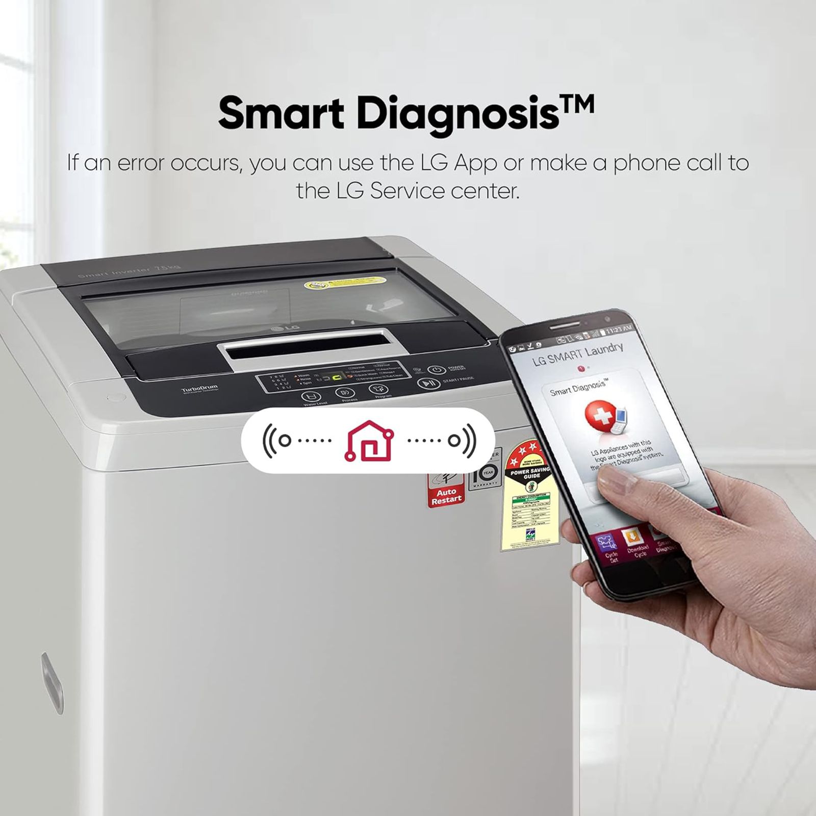 LG 7.5 kg 5 Star Inverter Fully Automatic Top Load Washing Machine (T75SKSF1Z.ASFQEIL, TurboDrum, Middle Free Silver)_15