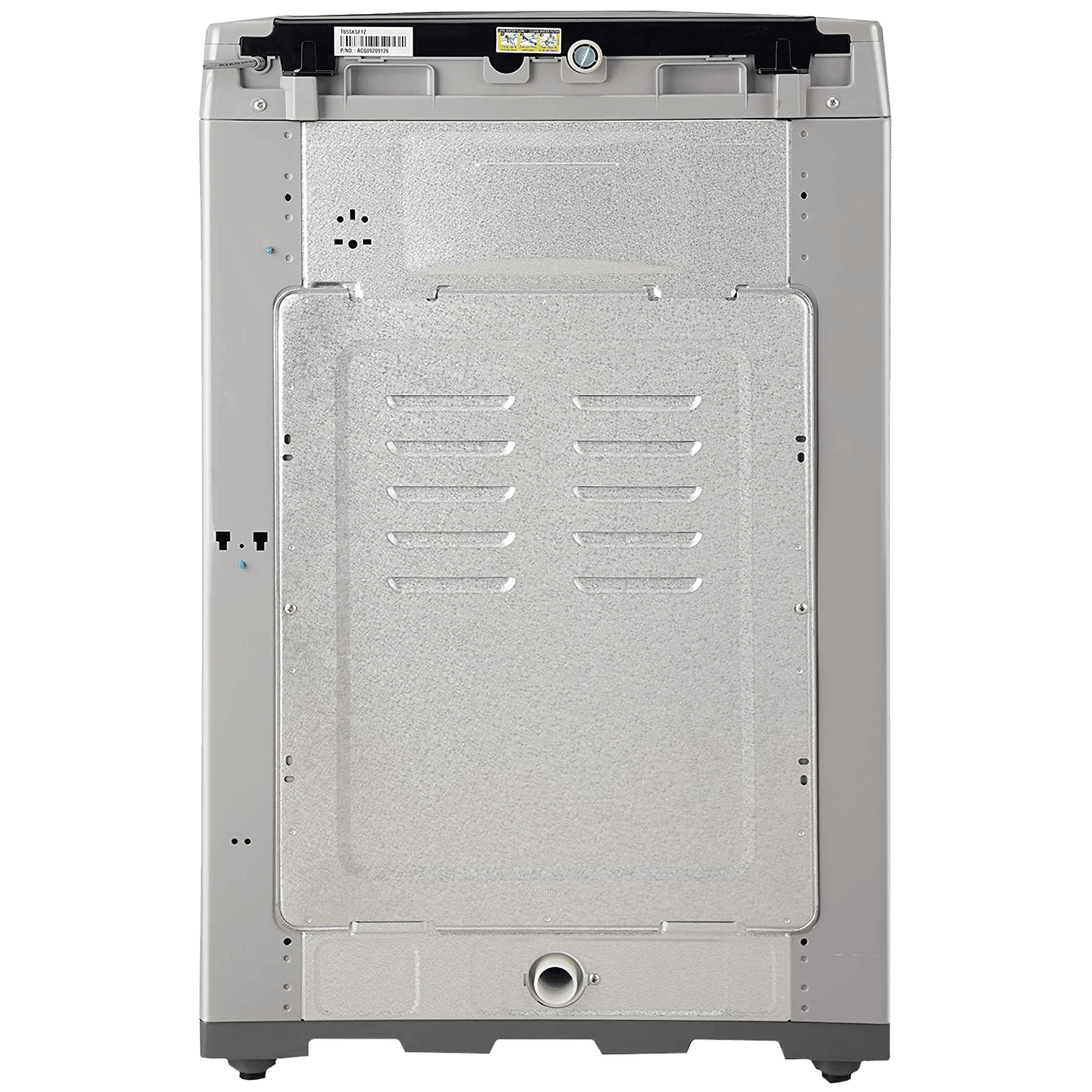 LG 7.5 kg 5 Star Inverter Fully Automatic Top Load Washing Machine (T75SKSF1Z.ASFQEIL, TurboDrum, Middle Free Silver)_9