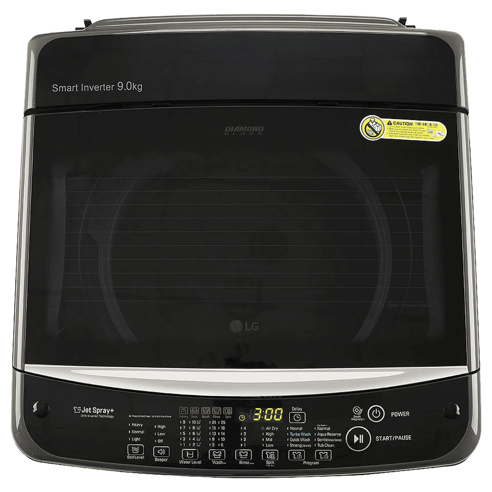 LG 9 kg 5 Star Inverter Fully Automatic Top Load Washing Machine (T90SJMB1Z.ABMQEIL, Smart Inverter Technology, Middle Black) LG 9 kg 5 Star Inverter Fully Automatic Top Load Washing Machine (T90SJMB1Z.ABMQEIL, Smart Inverter Technology, Middle Black)_4
