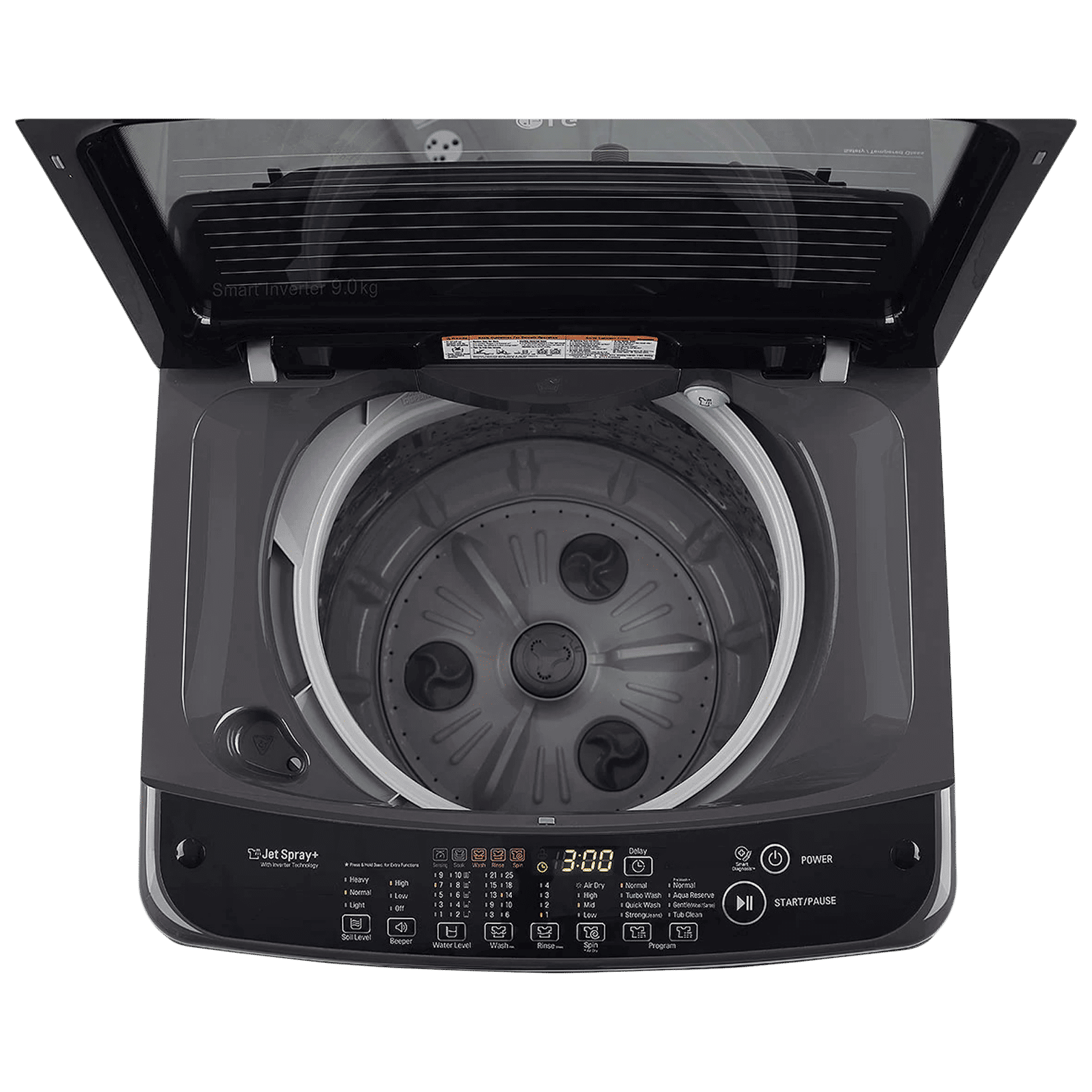 LG 9 kg 5 Star Inverter Fully Automatic Top Load Washing Machine (T90SJMB1Z.ABMQEIL, Smart Inverter Technology, Middle Black) LG 9 kg 5 Star Inverter Fully Automatic Top Load Washing Machine (T90SJMB1Z.ABMQEIL, Smart Inverter Technology, Middle Black)_9