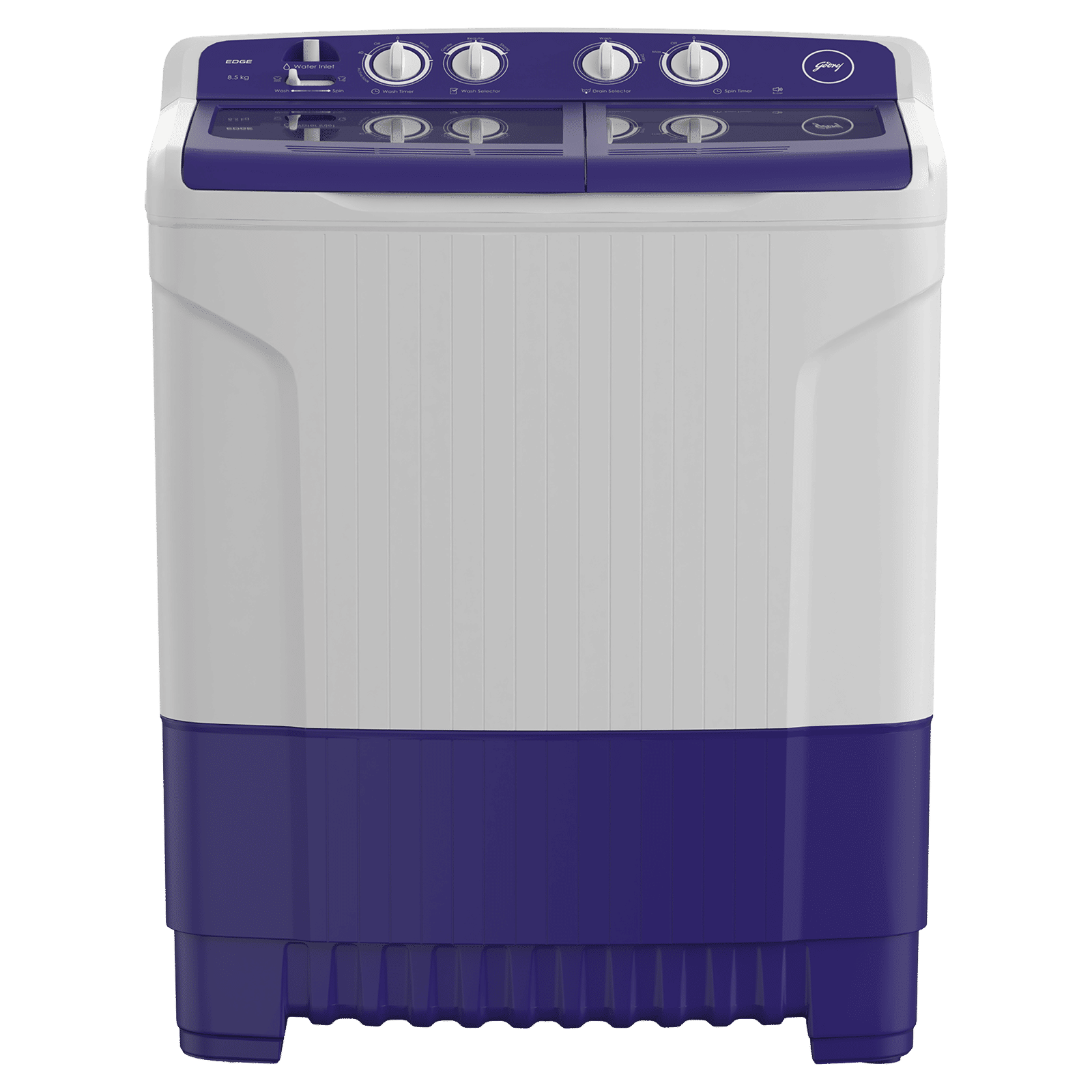 Godrej 7.5 kg 5 Star Semi Automatic Washing Machine with Tri Roto Scrub Pulsator (WS EDGE 7.5 ROBL T, Royal Blue) Godrej 7.5 kg 5 Star Semi Automatic Washing Machine with Tri Roto Scrub Pulsator (WS EDGE 7.5 ROBL T, Royal Blue)_1