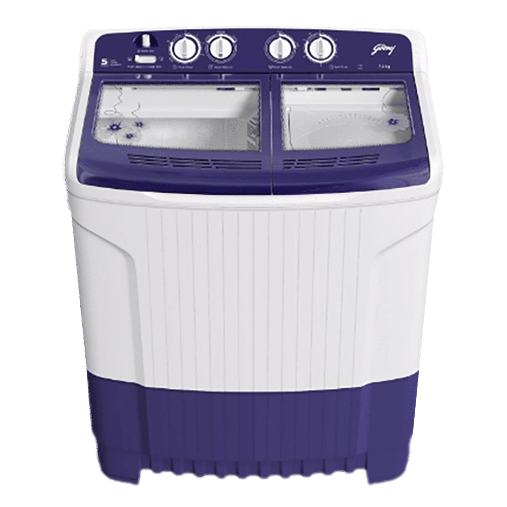 Godrej 7.5 kg 5 Star Semi Automatic Washing Machine with Tri Roto Scrub Pulsator (WS EDGE 7.5 ROBL T, Royal Blue) Godrej 7.5 kg 5 Star Semi Automatic Washing Machine with Tri Roto Scrub Pulsator (WS EDGE 7.5 ROBL T, Royal Blue)_12