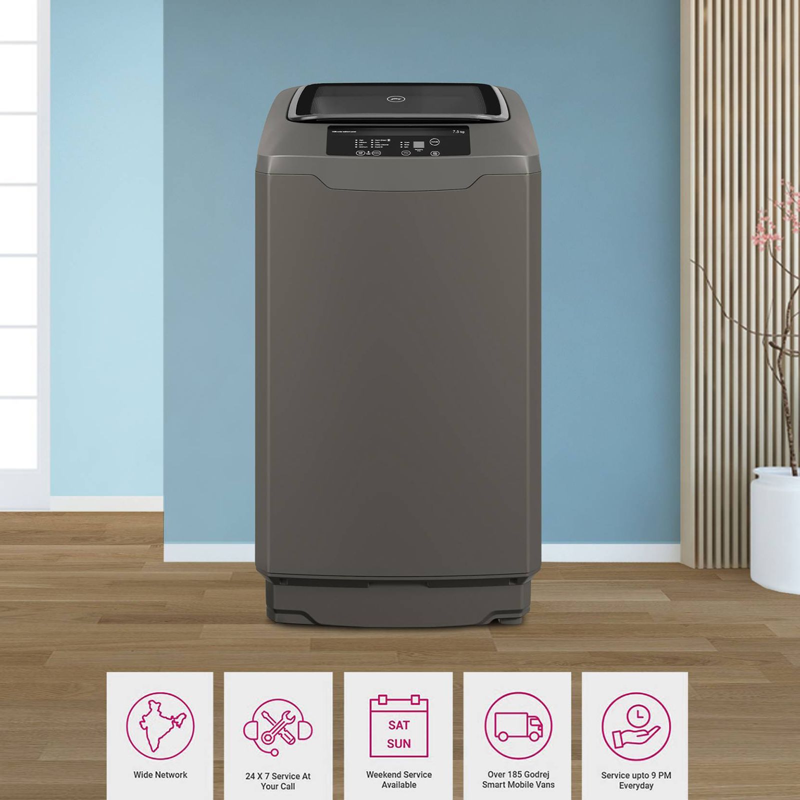 Godrej 7.5 kg 5 Star Fully Automatic Top Load Washing Machine (Eon Allure, WTEON ALR 75 5.0 FISGS ROGR, Cascade Waterfall Technology, Royal Grey)_15