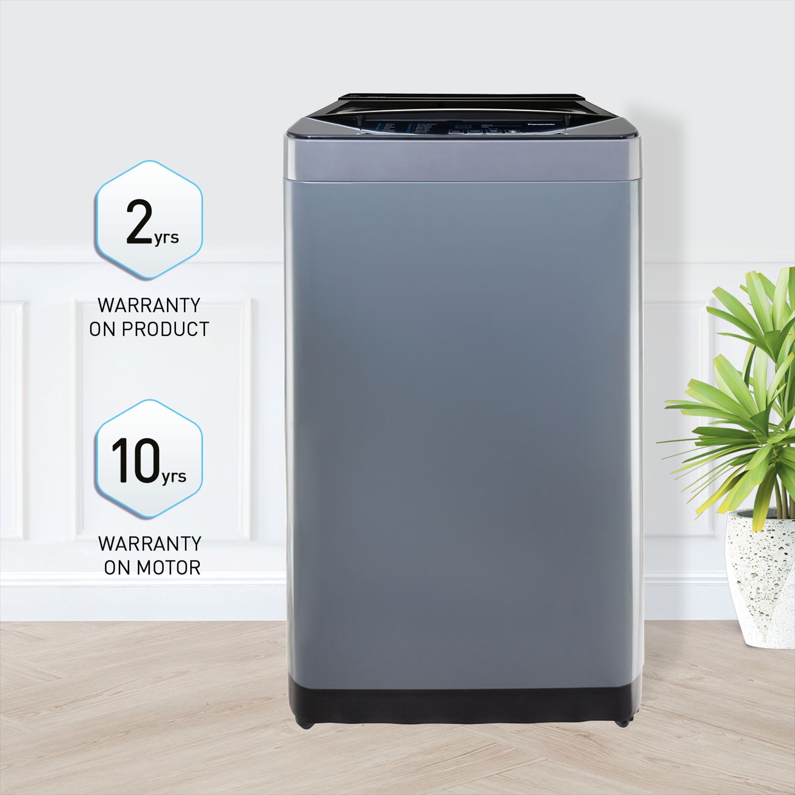 Panasonic 7 kg 5 Star Fully Automatic Top Load Washing Machine (NA-F70C1MRB, Lint Filter, Middle Free Silver)_14