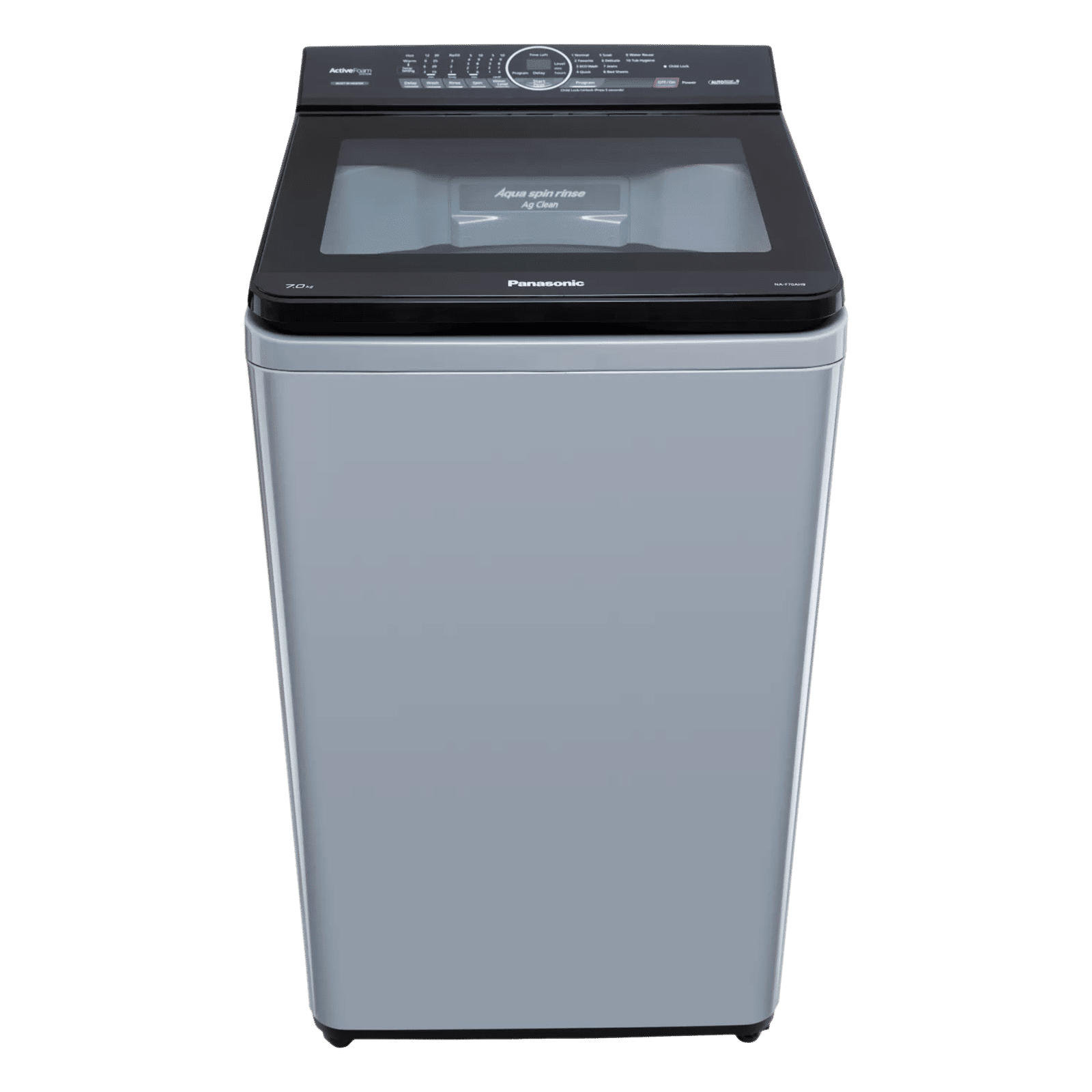 Panasonic 7 kg 5 Star Fully Automatic Top Load Washing Machine (NA-F70AH9MRB, Lint Filter, Middle Free Silver) Panasonic 7 kg 5 Star Fully Automatic Top Load Washing Machine (NA-F70AH9MRB, Lint Filter, Middle Free Silver)_1