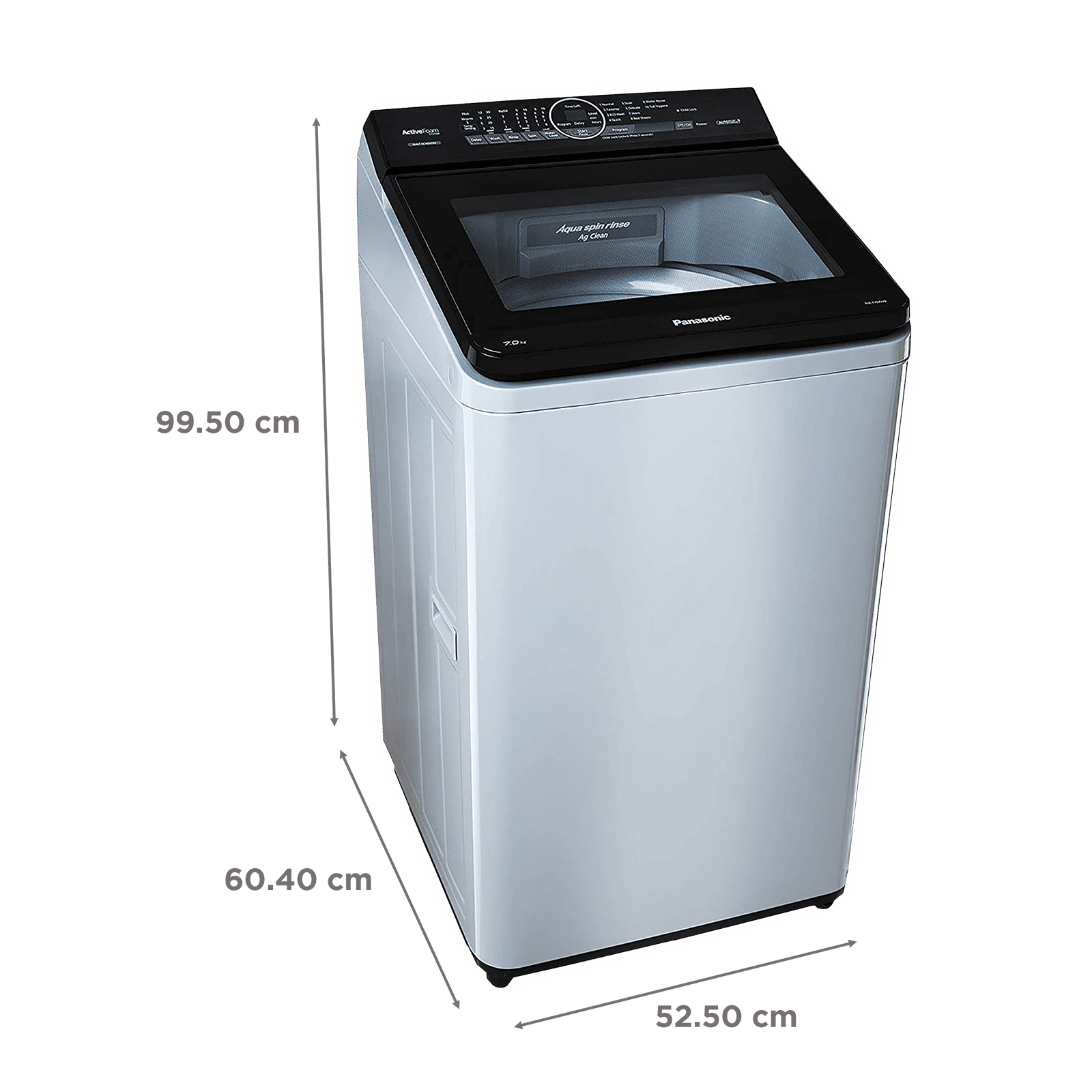 Panasonic 7 kg 5 Star Fully Automatic Top Load Washing Machine (NA-F70AH9MRB, Lint Filter, Middle Free Silver) Panasonic 7 kg 5 Star Fully Automatic Top Load Washing Machine (NA-F70AH9MRB, Lint Filter, Middle Free Silver)_3