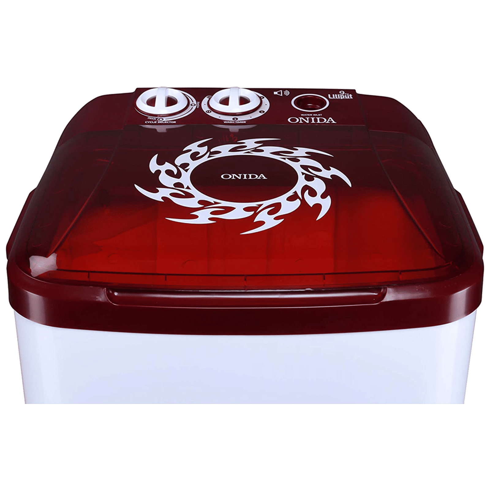 ONIDA 9 kg Semi Automatic Washer with Anti Rat Mesh (Liliput, W90W, Lava Red)_6