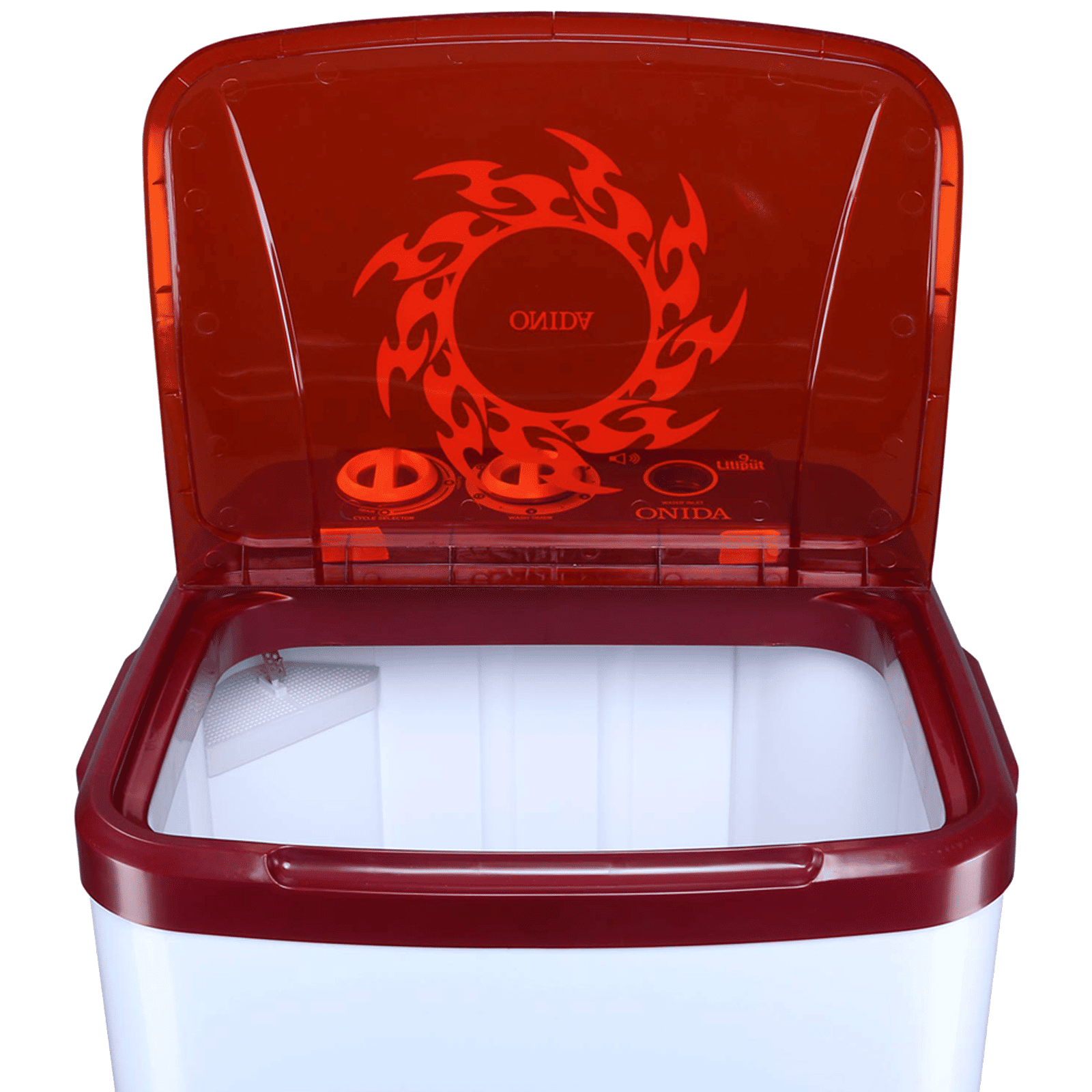 ONIDA 9 kg Semi Automatic Washer with Anti Rat Mesh (Liliput, W90W, Lava Red)_7