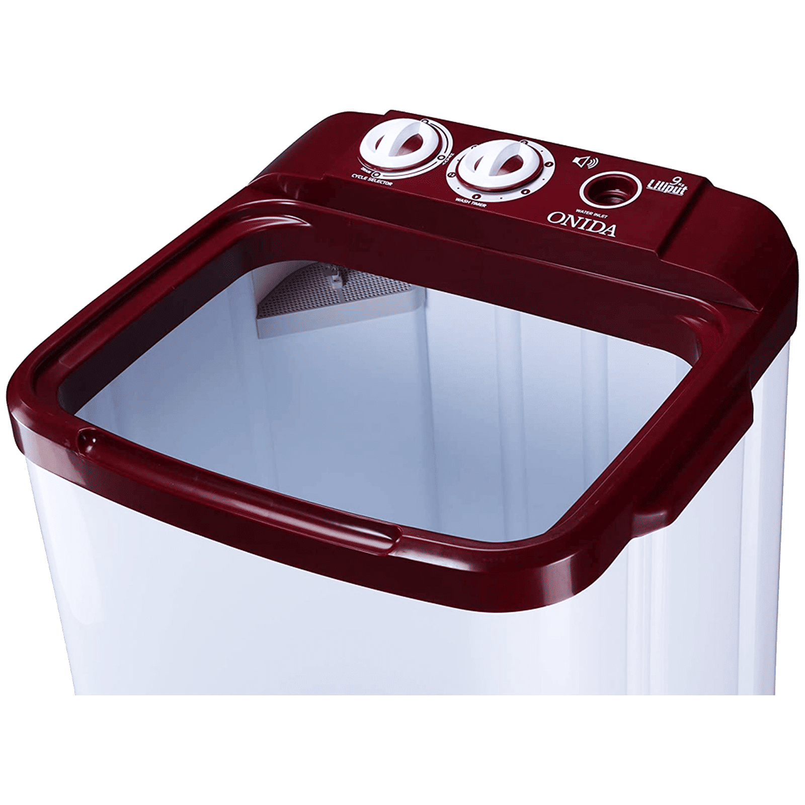 ONIDA 9 kg Semi Automatic Washer with Anti Rat Mesh (Liliput, W90W, Lava Red)_8