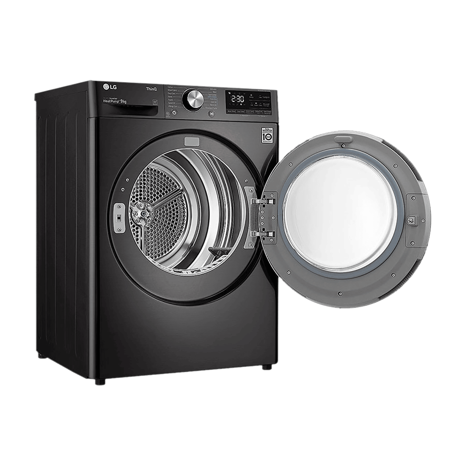 LG 9 kg 5 Star Inverter Fully Automatic Front Load Dryer (DHV09SWB, Wi-Fi Support, Black) LG 9 kg 5 Star Inverter Fully Automatic Front Load Dryer (DHV09SWB, Wi-Fi Support, Black)_13