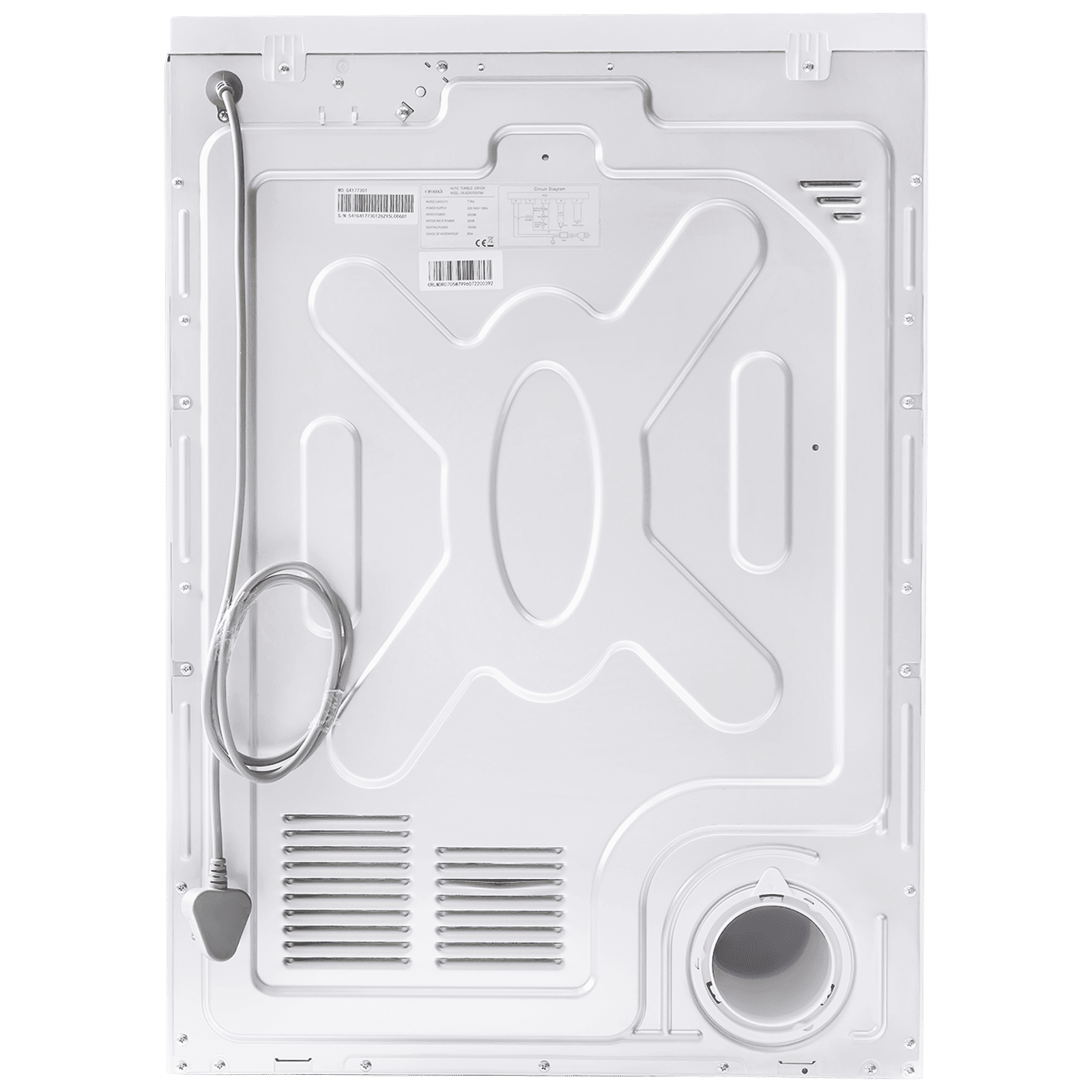 Croma 7 kg Fully Automatic Front Load Dryer (Fixed Frequency Motor, White) Croma 7 kg Fully Automatic Front Load Dryer (Fixed Frequency Motor, White)_9