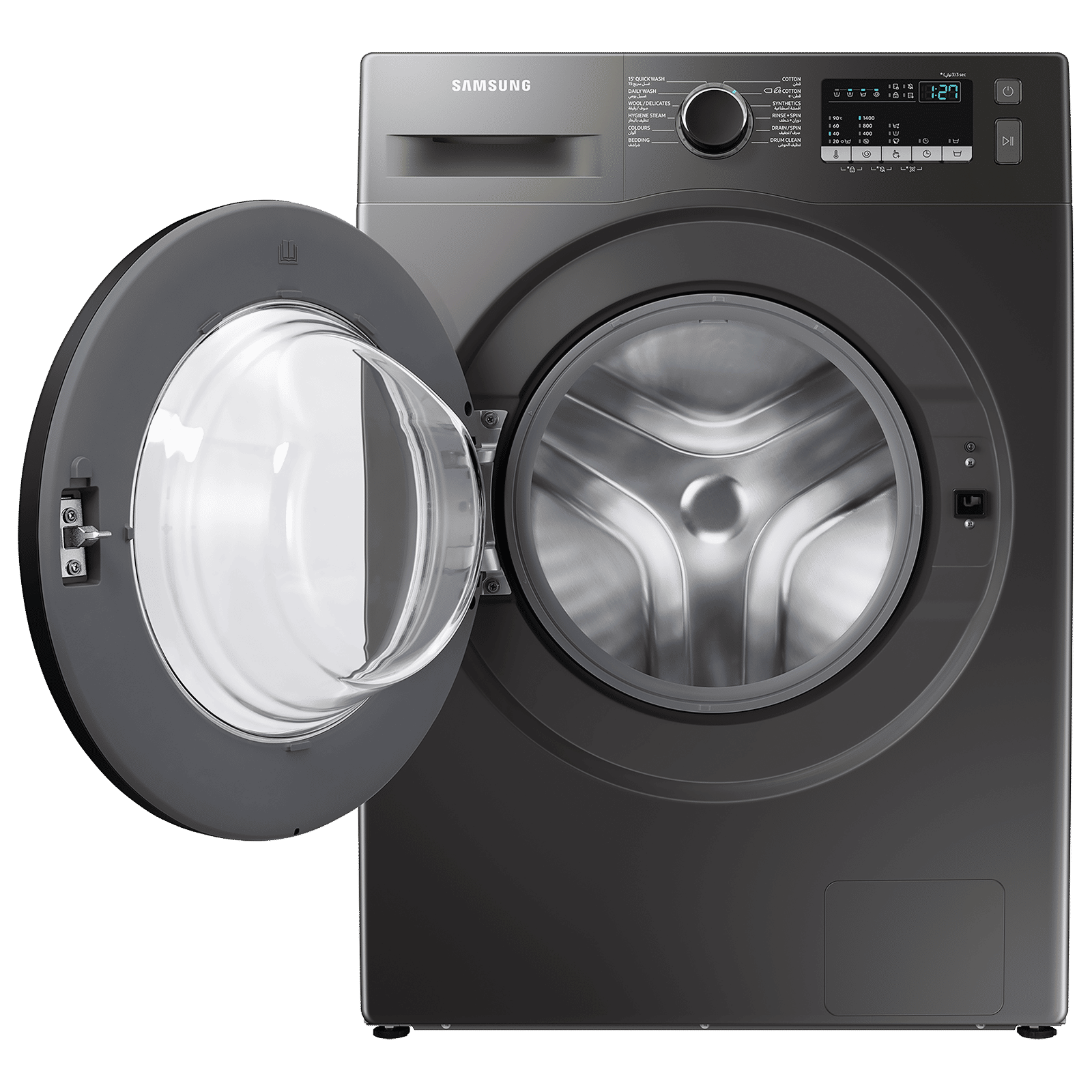 SAMSUNG 8 kg 5 Star Inverter Fully Automatic Front Load Washing Machine (WW80T4040CX1TL, Diamond Drum, Inox) SAMSUNG 8 kg 5 Star Inverter Fully Automatic Front Load Washing Machine (WW80T4040CX1TL, Diamond Drum, Inox)_7
