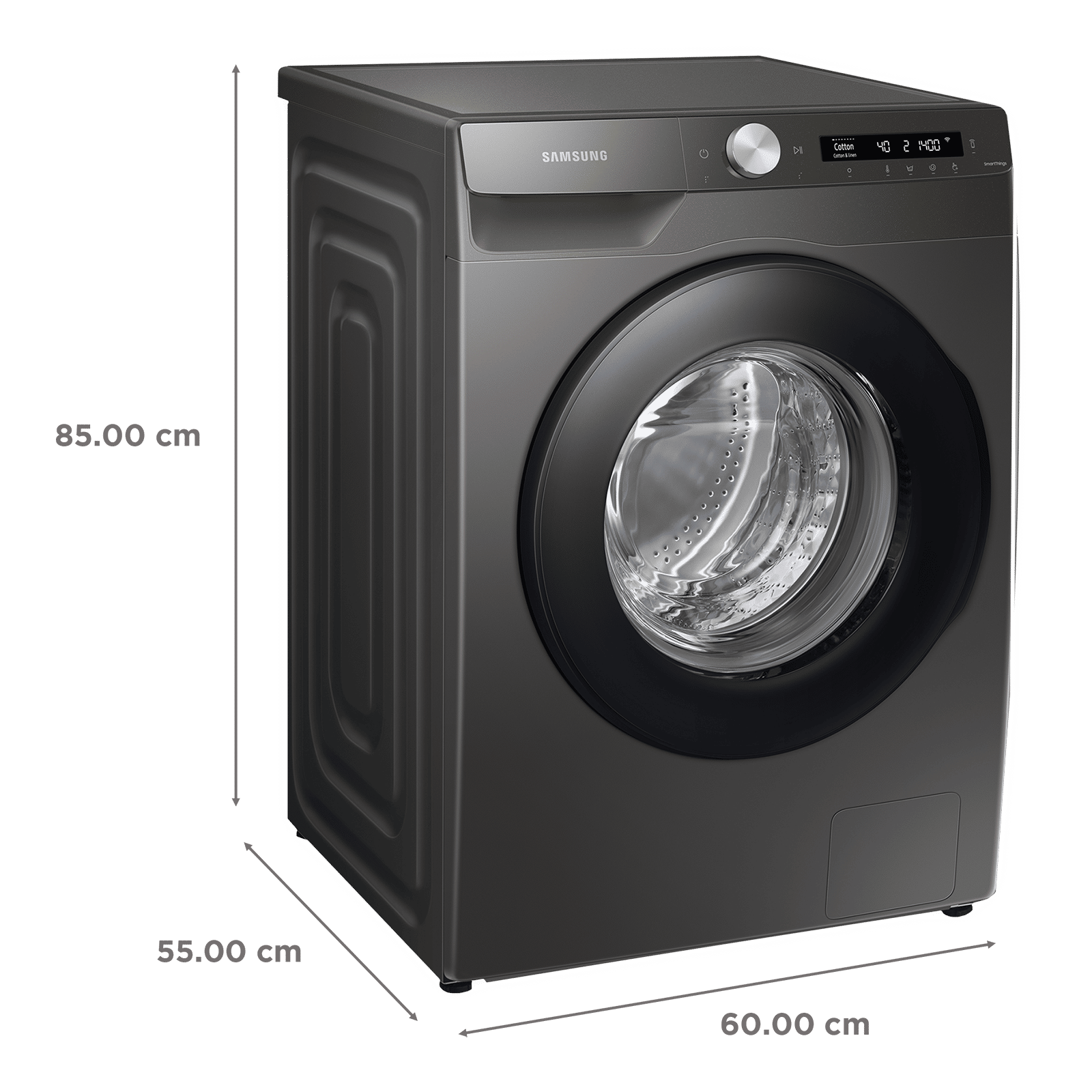 SAMSUNG 9 kg 5 Star Inverter Fully Automatic Front Load Washing Machine (WW90T504DAN1TL, AI Control Display, Inox) SAMSUNG 9 kg 5 Star Inverter Fully Automatic Front Load Washing Machine (WW90T504DAN1TL, AI Control Display, Inox)_3