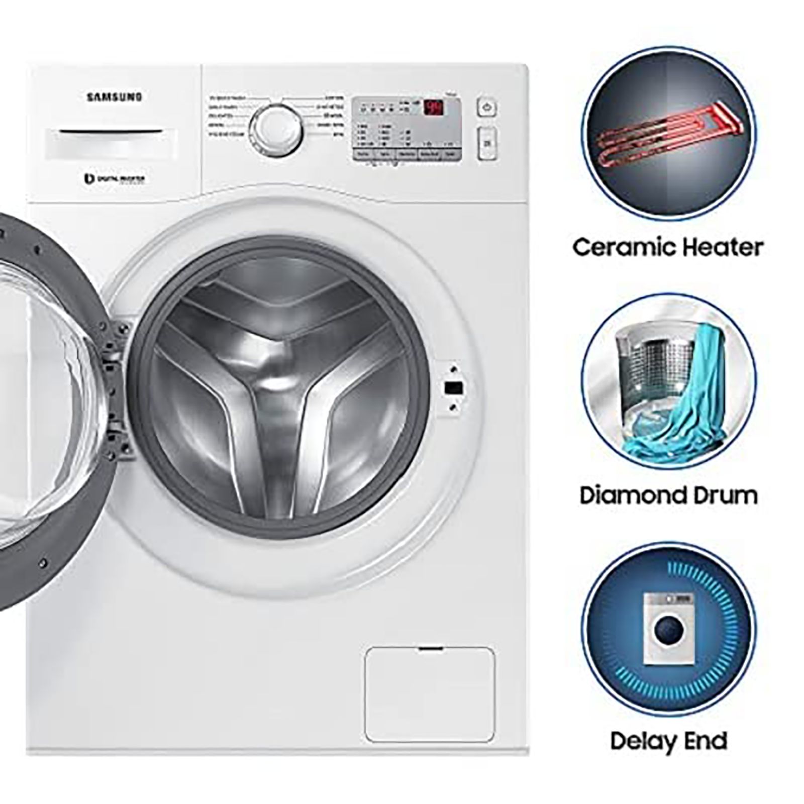 SAMSUNG 6 kg 5 Star Inverter Fully Automatic Front Load Washing Machine (WW60R20GLMA/TL, In-built Heater, White)_10