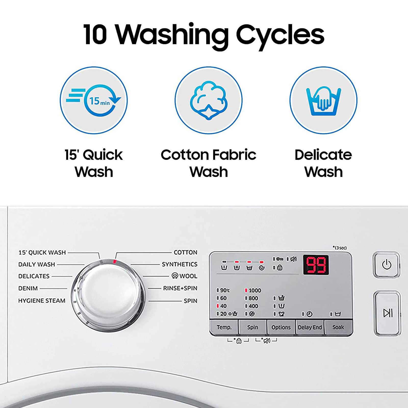 SAMSUNG 6 kg 5 Star Inverter Fully Automatic Front Load Washing Machine (WW60R20GLMA/TL, In-built Heater, White)_11