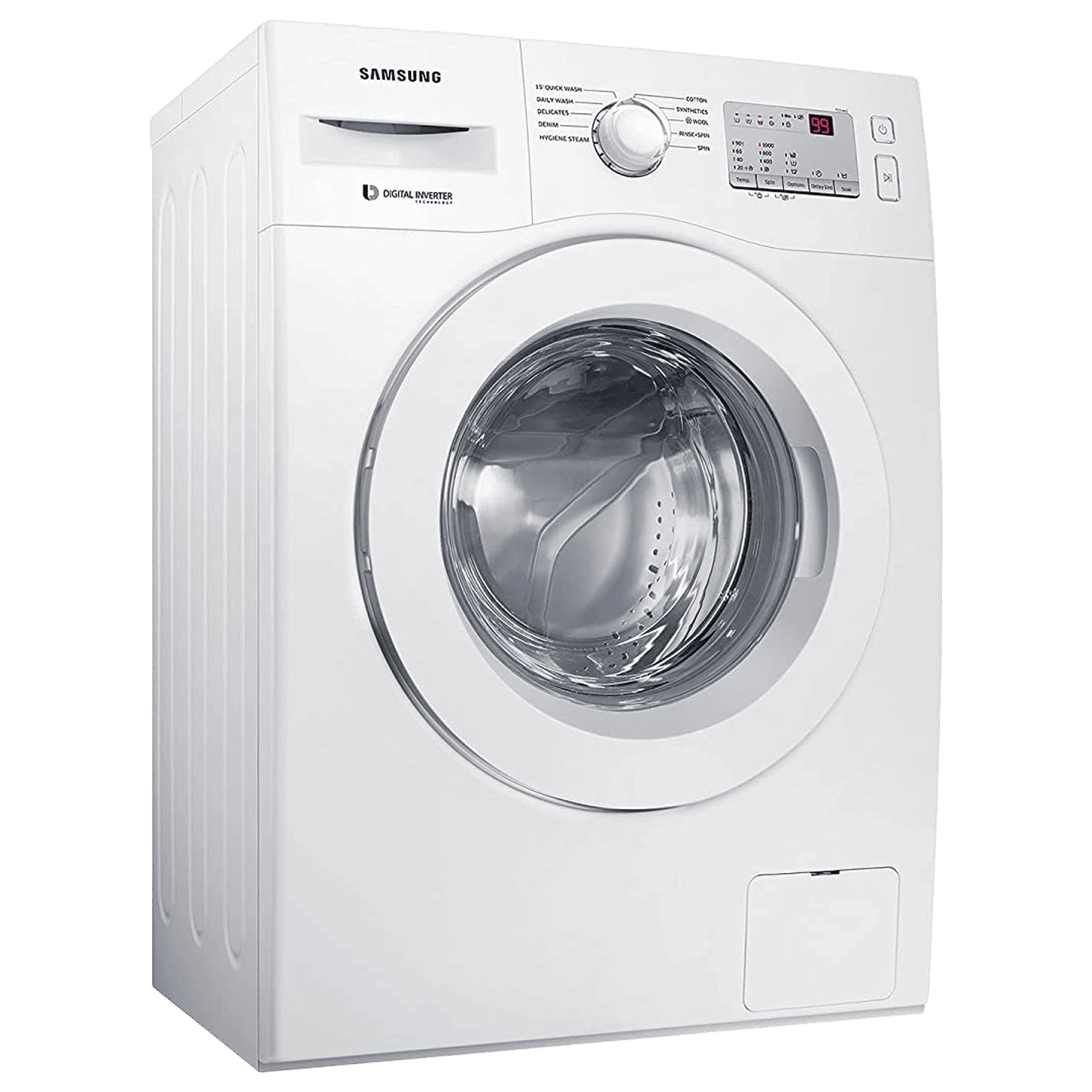 SAMSUNG 6 kg 5 Star Inverter Fully Automatic Front Load Washing Machine (WW60R20GLMA/TL, In-built Heater, White)_4