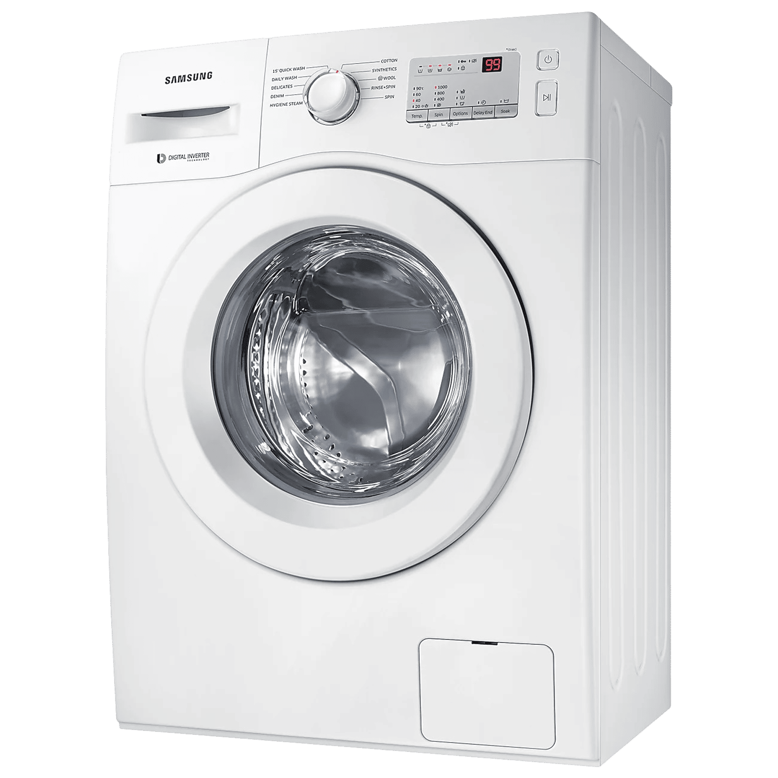 SAMSUNG 6 kg 5 Star Inverter Fully Automatic Front Load Washing Machine (WW60R20GLMA/TL, In-built Heater, White)_5