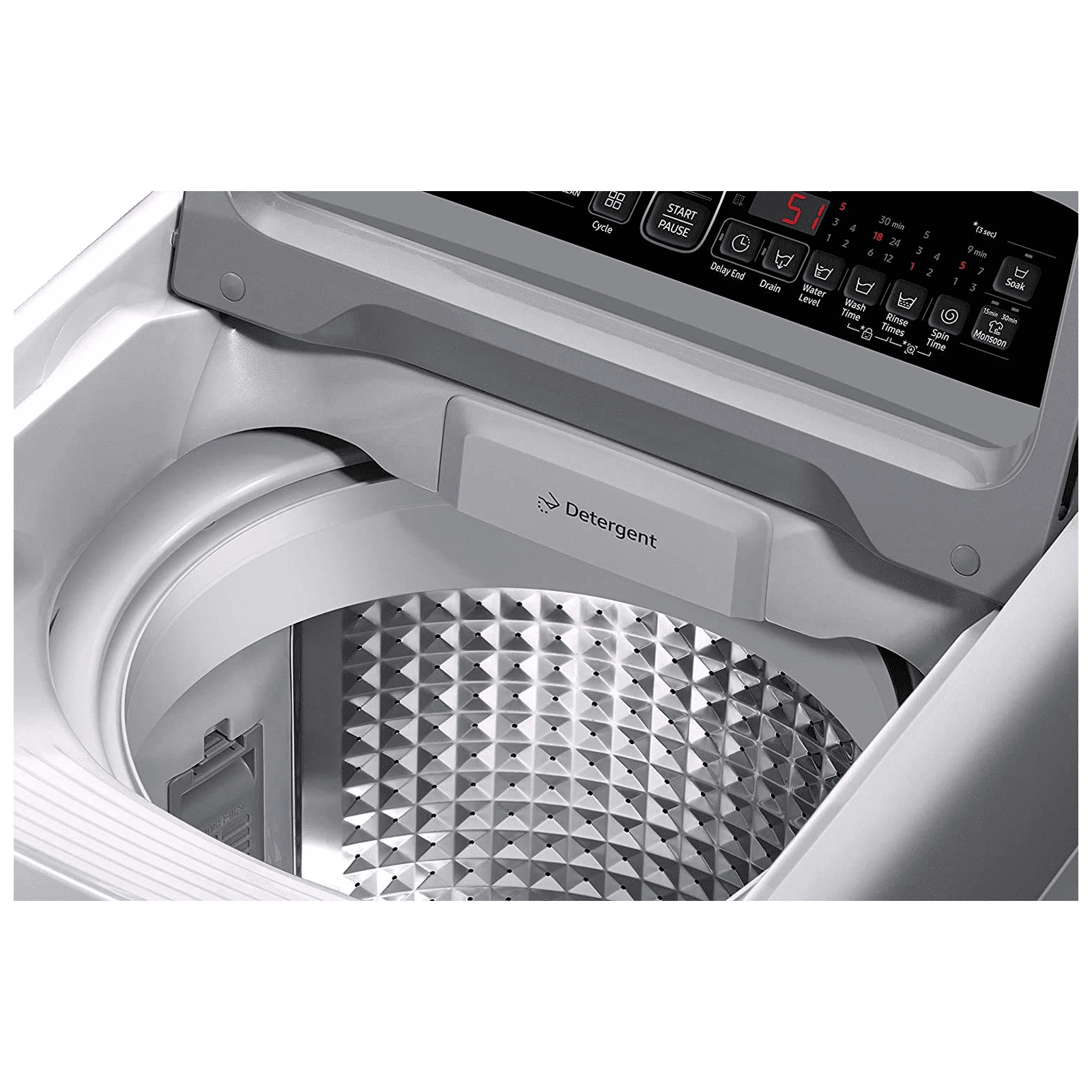 SAMSUNG 7 kg 5 Star Inverter Fully Automatic Top Load Washing Machine (WA70T4262GS/TL, Magic Filter, Imperial Silver) SAMSUNG 7 kg 5 Star Inverter Fully Automatic Top Load Washing Machine (WA70T4262GS/TL, Magic Filter, Imperial Silver)_8