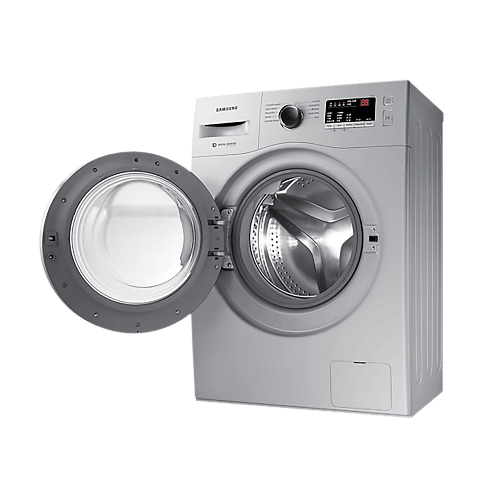SAMSUNG 6 kg 5 Star Inverter Fully Automatic Front Load Washing Machine (WW60R20GLSS/TL, Diamond Drum, Silver)_10
