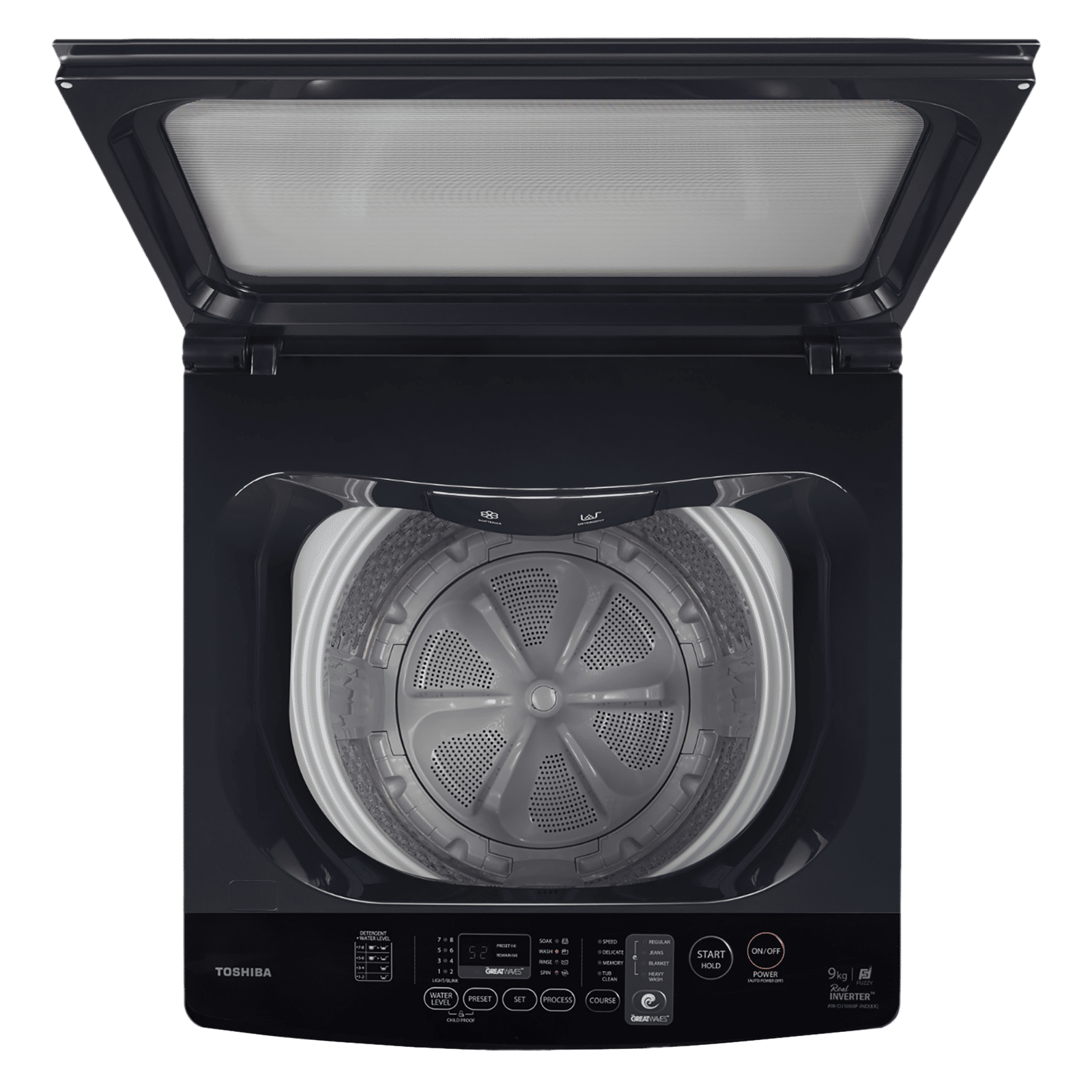 TOSHIBA 9 kg 5 Star Inverter Fully Automatic Top Load Washing Machine (AW-DJ1000F-IND, i-Clean Function, Silver) TOSHIBA 9 kg 5 Star Inverter Fully Automatic Top Load Washing Machine (AW-DJ1000F-IND, i-Clean Function, Silver)_6