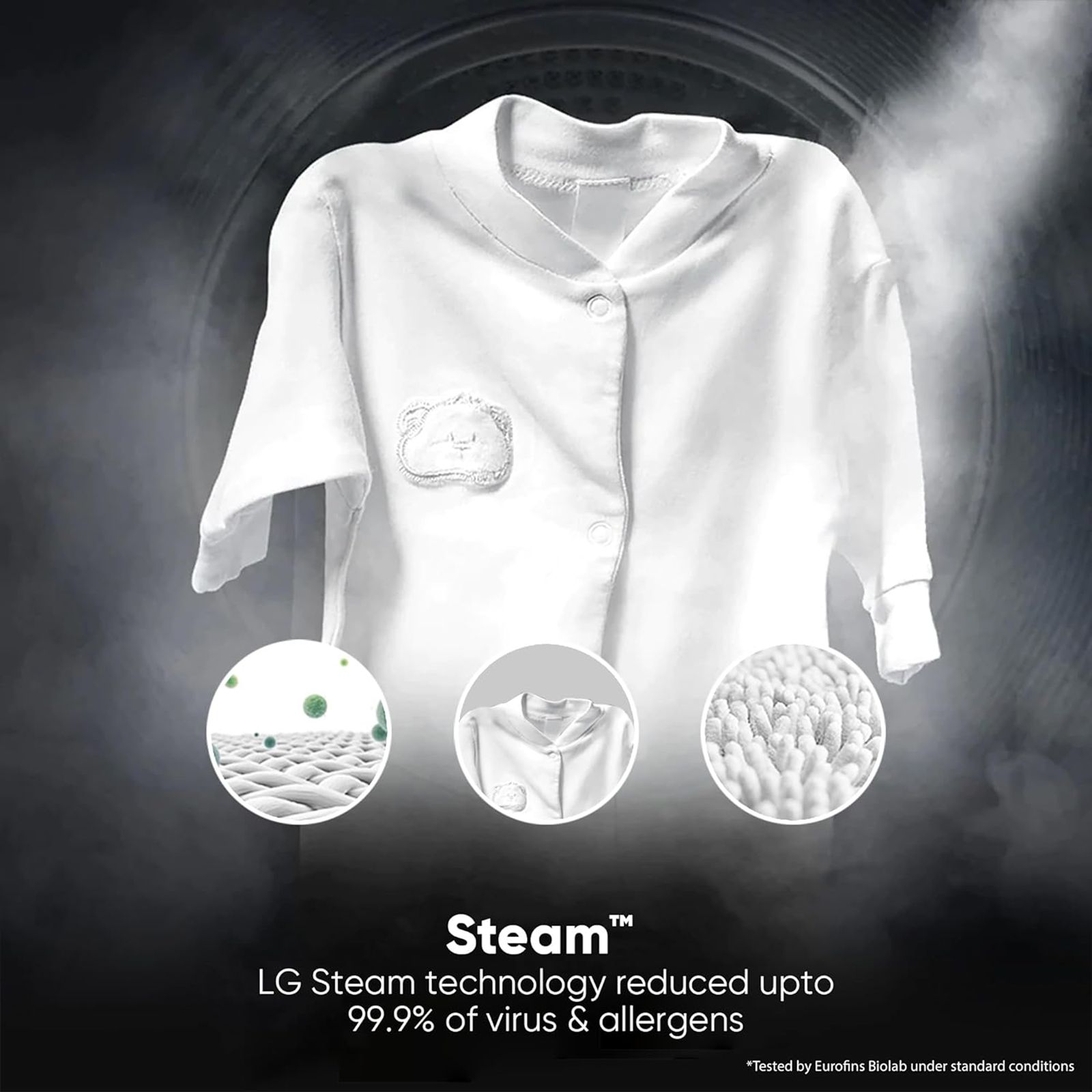 LG 7 kg 5 Star Inverter Fully Automatic Front Load Washing Machine (FHM1207SDL, In-built Heater, Luxury Silver) LG 7 kg 5 Star Inverter Fully Automatic Front Load Washing Machine (FHM1207SDL, In-built Heater, Luxury Silver)_18