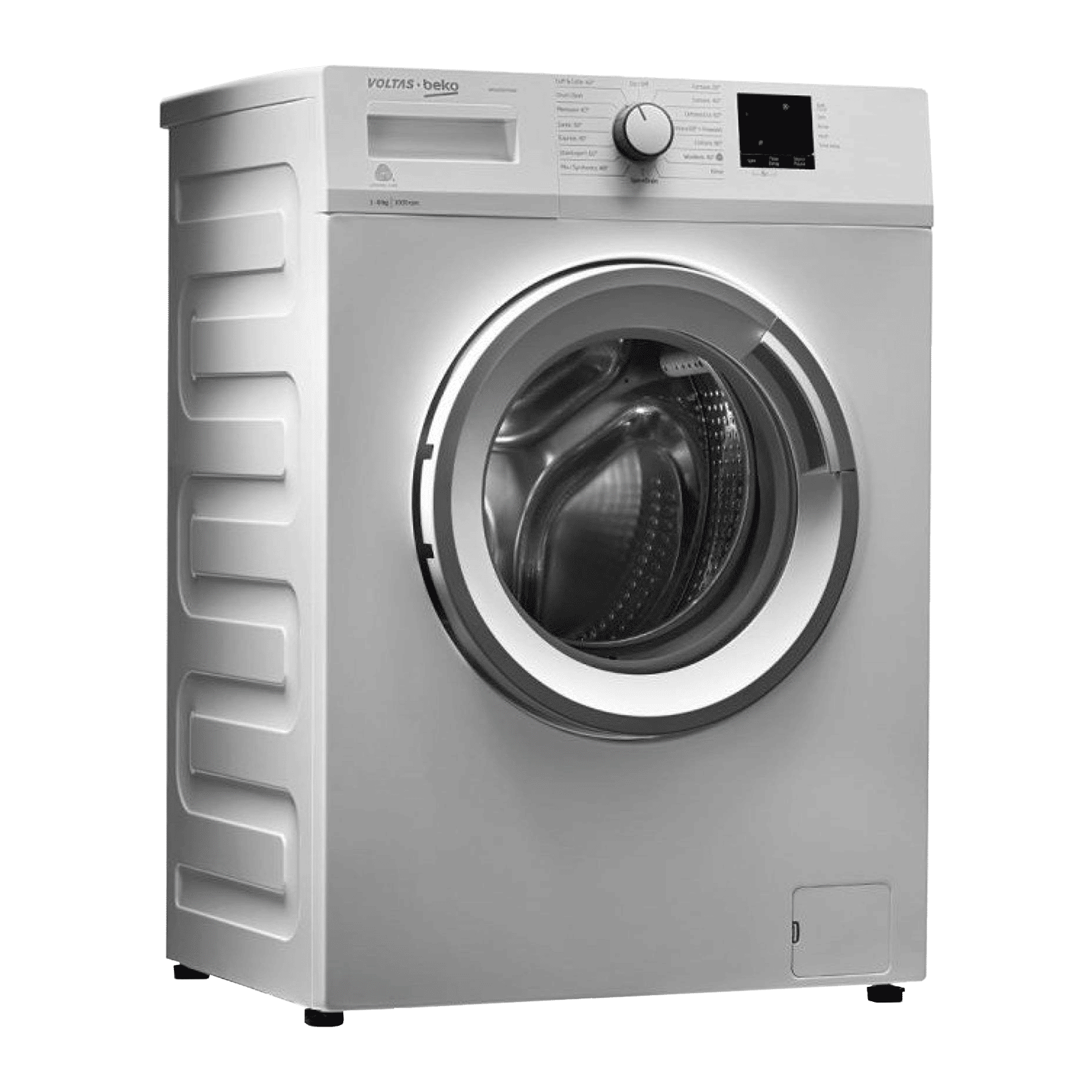 Voltas Beko 6 kg 5 Star Fully Automatic Front Load Washing Machine (WFL6010VPWW, In-built Heater, White)_4