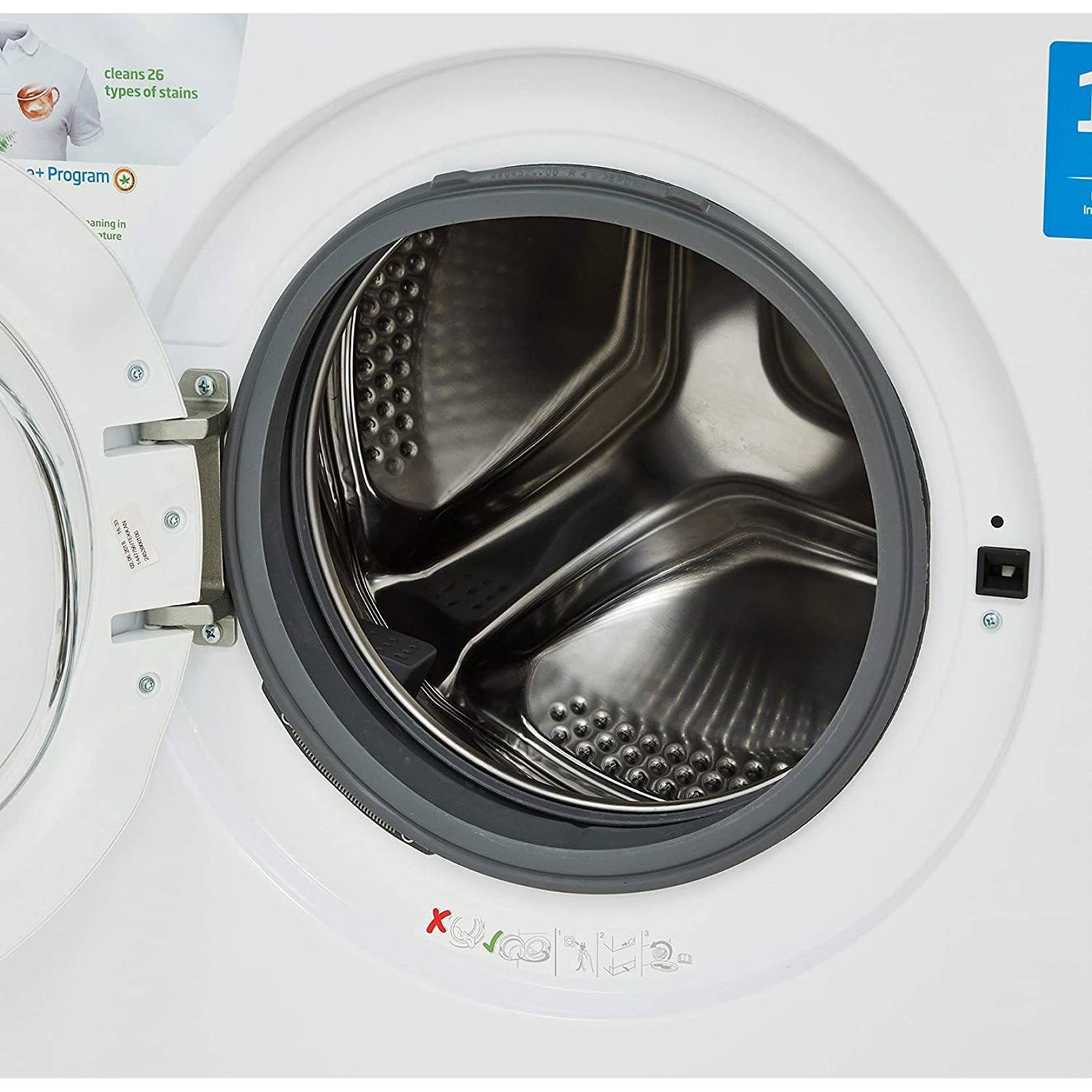 Voltas Beko 6 kg 5 Star Fully Automatic Front Load Washing Machine (WFL6010VPWW, In-built Heater, White)_7