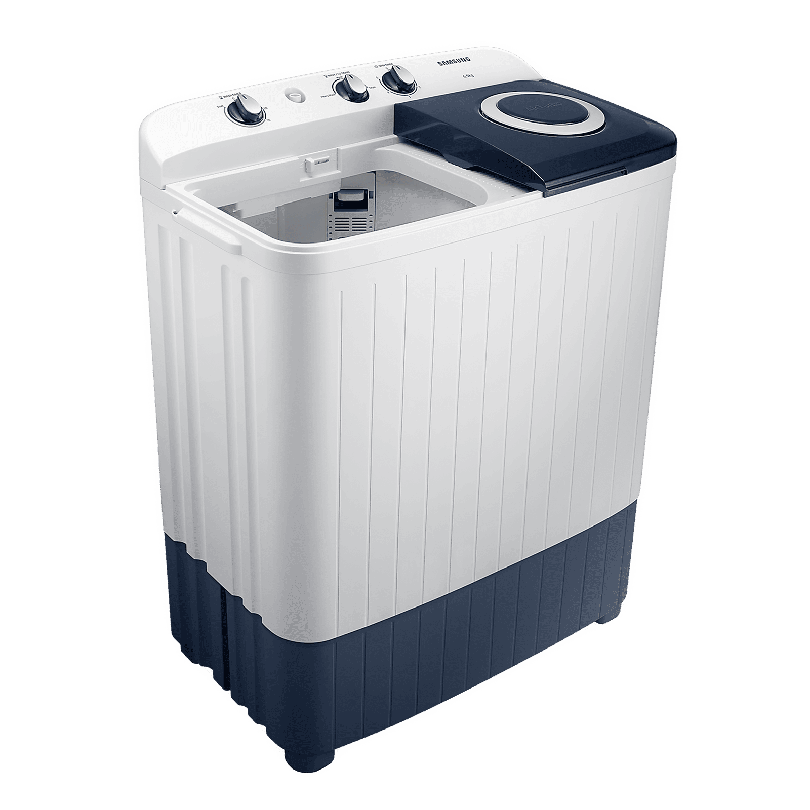 SAMSUNG 6.5 kg 5 Star Semi Automatic Washing Machine with Air Turbo Drying (WT65R2200LL/TL, Light Gray & Blue Base) SAMSUNG 6.5 kg 5 Star Semi Automatic Washing Machine with Air Turbo Drying (WT65R2200LL/TL, Light Gray & Blue Base)_5