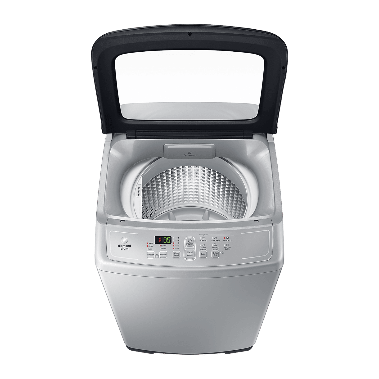 SAMSUNG 7 kg Inverter Fully Automatic Top Load Washing Machine (WA70A4002GS/TL, Diamond Drum, Imperial Silver)_10