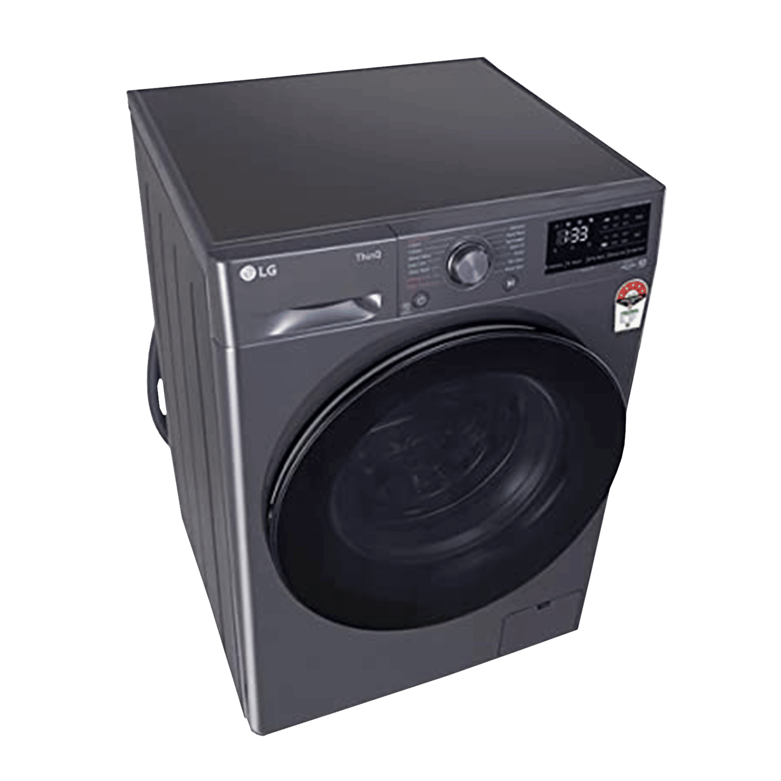 LG 7 Kg 5 Star Inverter Fully Automatic Front Load Washing Machine (FHV1207Z4M, Built-In Heater, Middle Black)_10