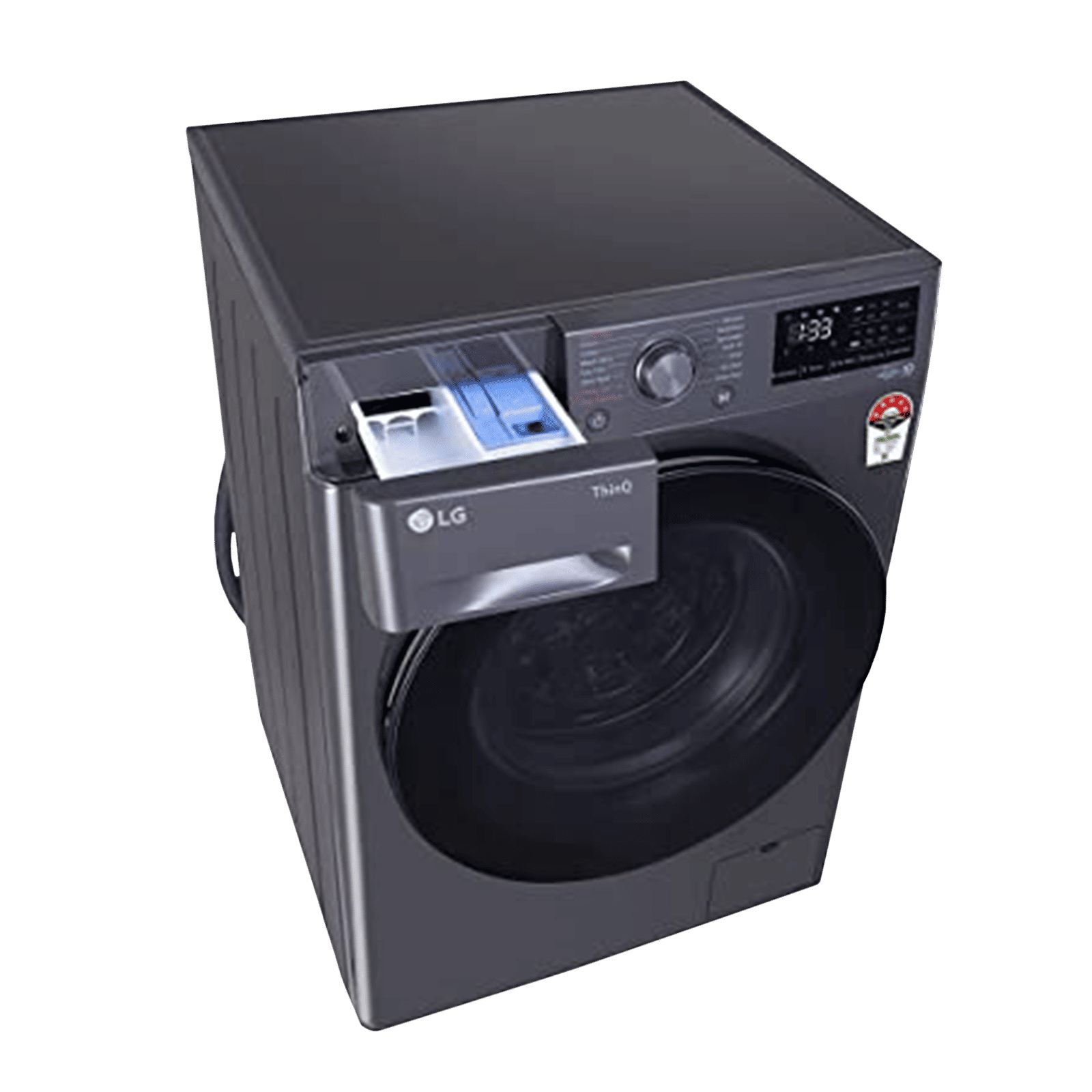 LG 7 Kg 5 Star Inverter Fully Automatic Front Load Washing Machine (FHV1207Z4M, Built-In Heater, Middle Black)_8