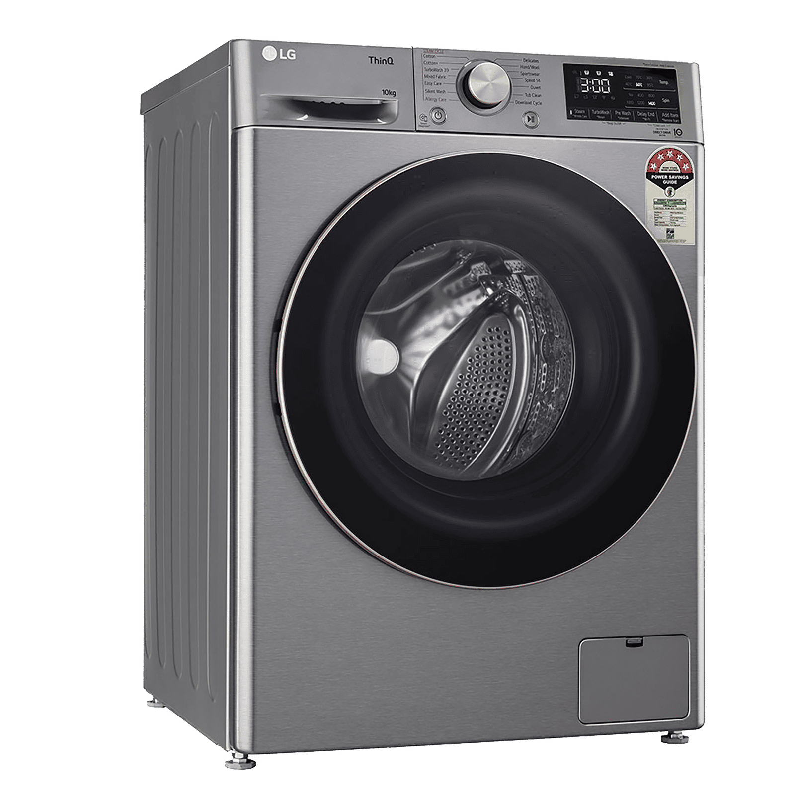 LG 10 kg 5 Star Fully Automatic Front Load Washing Machine (FHP1410Z7P.APSQEIL, Smart Diagnosis, Platinum Silver) LG 10 kg 5 Star Fully Automatic Front Load Washing Machine (FHP1410Z7P.APSQEIL, Smart Diagnosis, Platinum Silver)_4