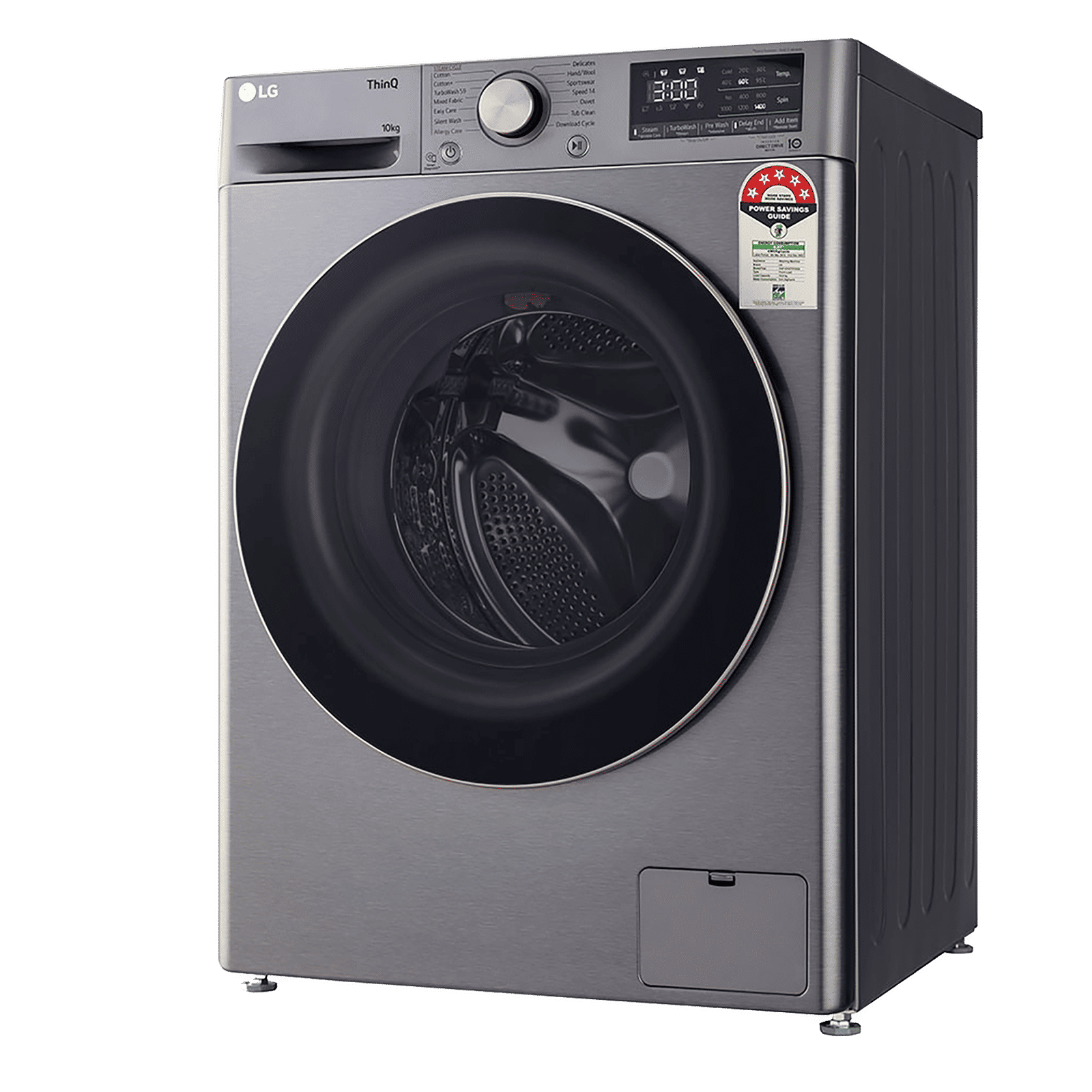 LG 10 kg 5 Star Fully Automatic Front Load Washing Machine (FHP1410Z7P.APSQEIL, Smart Diagnosis, Platinum Silver) LG 10 kg 5 Star Fully Automatic Front Load Washing Machine (FHP1410Z7P.APSQEIL, Smart Diagnosis, Platinum Silver)_5