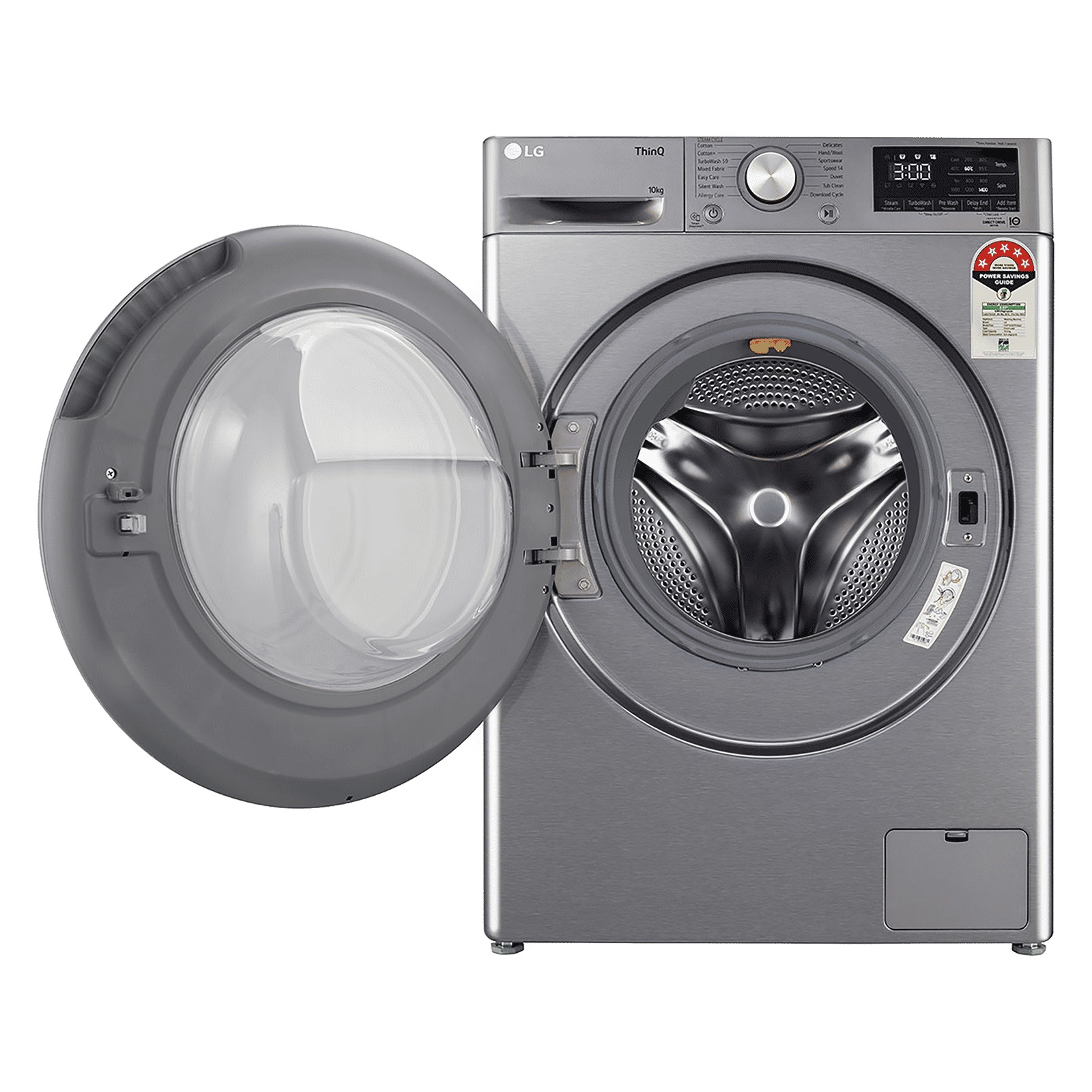 LG 10 kg 5 Star Fully Automatic Front Load Washing Machine (FHP1410Z7P.APSQEIL, Smart Diagnosis, Platinum Silver) LG 10 kg 5 Star Fully Automatic Front Load Washing Machine (FHP1410Z7P.APSQEIL, Smart Diagnosis, Platinum Silver)_6