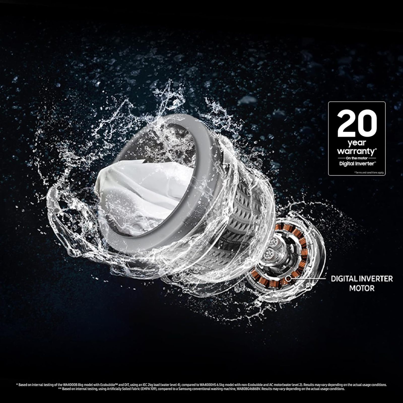 SAMSUNG 8 kg 5 Star Fully Automatic Top Load Washing Machine (WA80BG4582BDTL, In-built Heater, Dark Gray) SAMSUNG 8 kg 5 Star Fully Automatic Top Load Washing Machine (WA80BG4582BDTL, In-built Heater, Dark Gray)_14