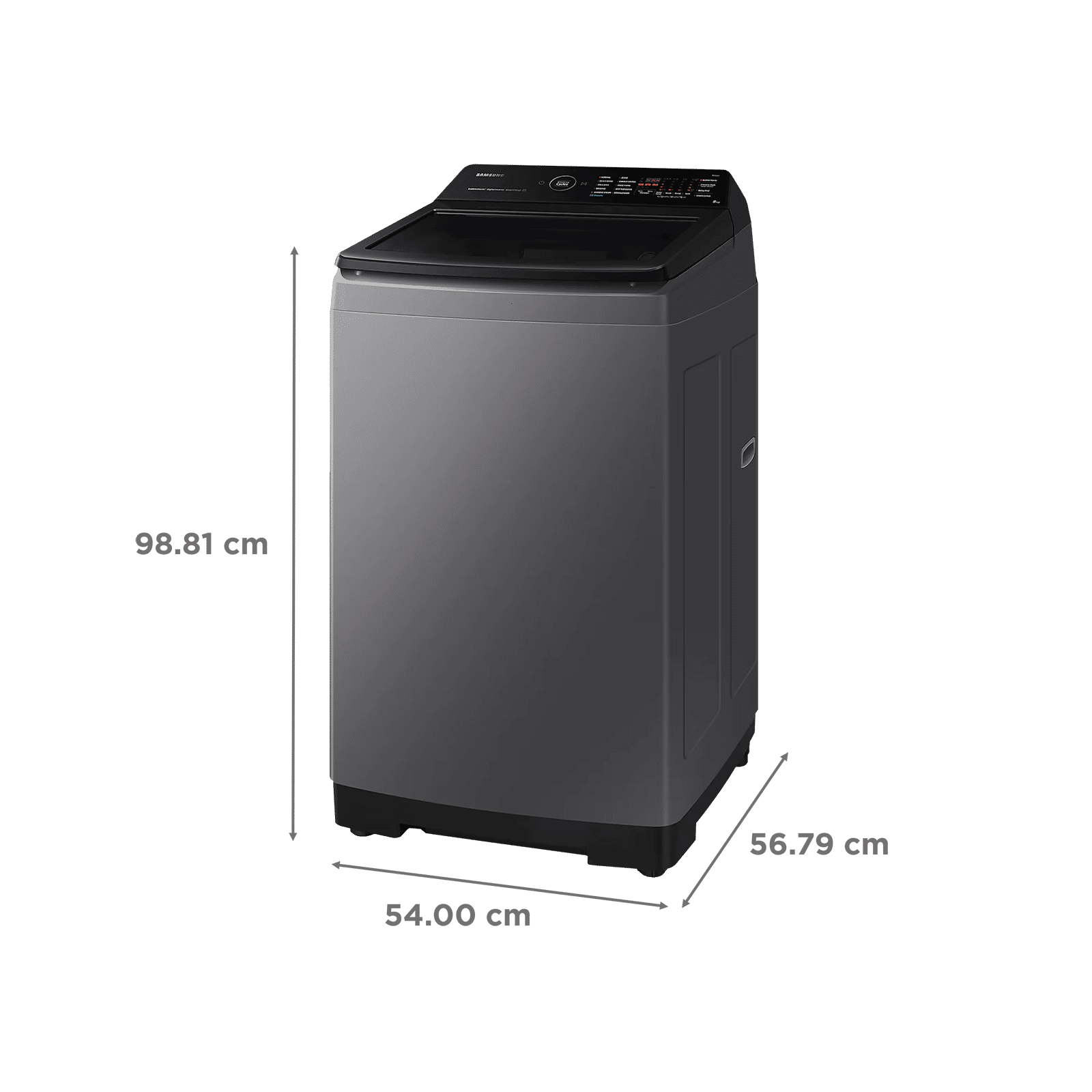 SAMSUNG 8 kg 5 Star Fully Automatic Top Load Washing Machine (WA80BG4582BDTL, In-built Heater, Dark Gray) SAMSUNG 8 kg 5 Star Fully Automatic Top Load Washing Machine (WA80BG4582BDTL, In-built Heater, Dark Gray)_3
