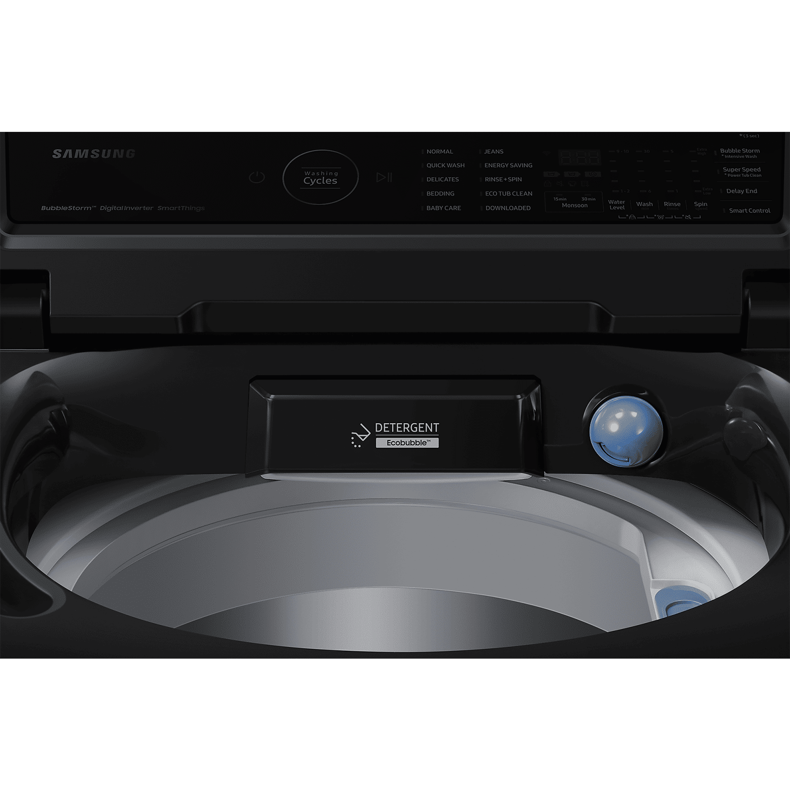 SAMSUNG 9 kg 5 Star Fully Automatic Top Load Washing Machine (WA90BG4546BVTL, Smart Control with Wi-Fi, Black Caviar) SAMSUNG 9 kg 5 Star Fully Automatic Top Load Washing Machine (WA90BG4546BVTL, Smart Control with Wi-Fi, Black Caviar)_6