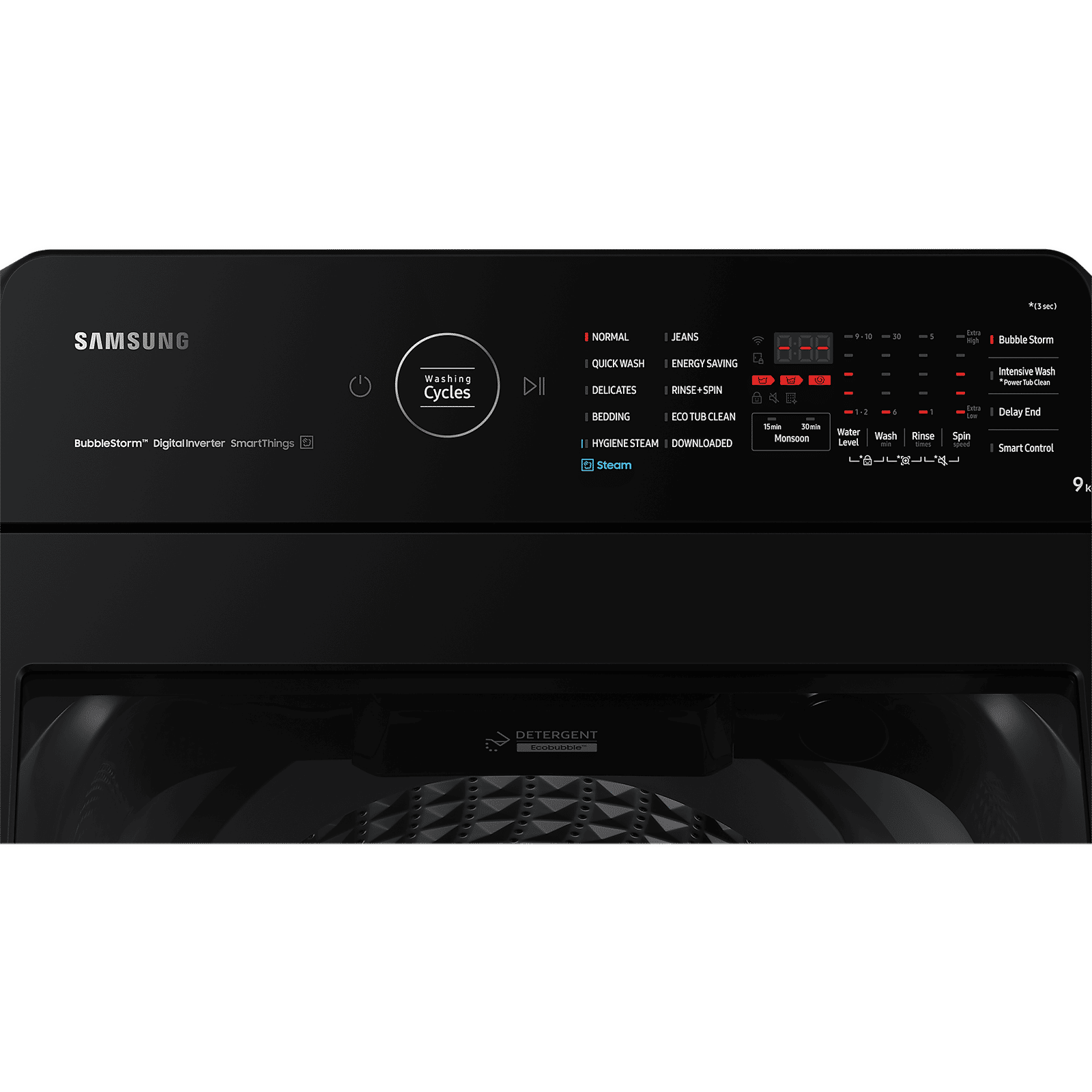 SAMSUNG 9 kg 5 Star Fully Automatic Top Load Washing Machine (WA90BG4582BDTL, In-built Heater, Dark Gray) SAMSUNG 9 kg 5 Star Fully Automatic Top Load Washing Machine (WA90BG4582BDTL, In-built Heater, Dark Gray)_4