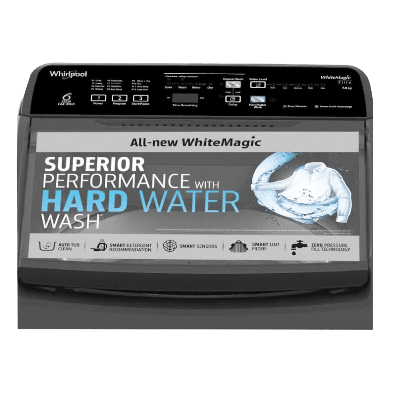 Whirlpool 7 kg 5 Star Fully Automatic Top Load Washing Machine (Whitemagic Elite Plus, 31592, Spiro Wash Action, Grey) Whirlpool 7 kg 5 Star Fully Automatic Top Load Washing Machine (Whitemagic Elite Plus, 31592, Spiro Wash Action, Grey)_9