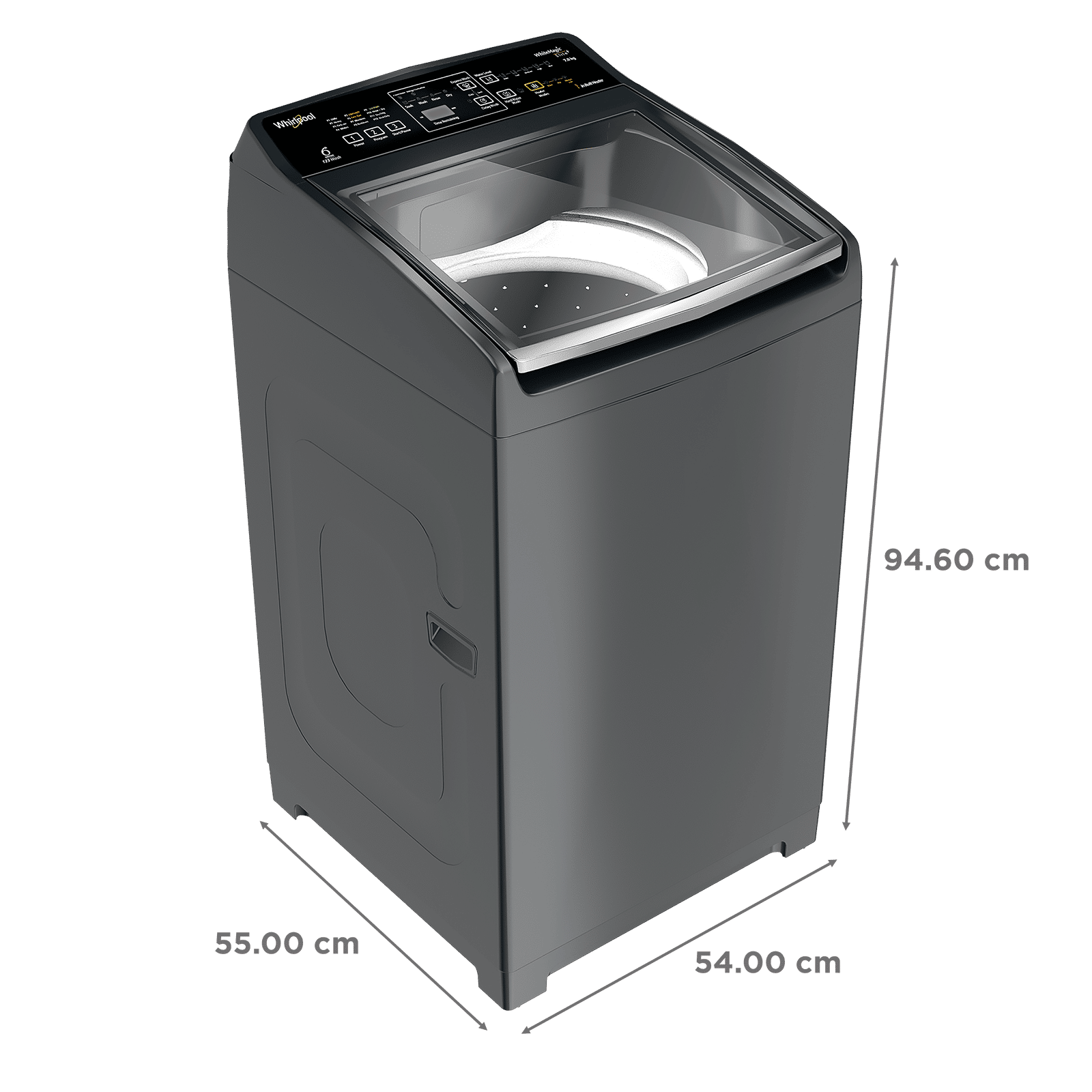 Whirlpool 7 kg 5 Star Fully Automatic Top Load Washing Machine (Whitemagic Elite Plus, 31592, Spiro Wash Action, Grey) Whirlpool 7 kg 5 Star Fully Automatic Top Load Washing Machine (Whitemagic Elite Plus, 31592, Spiro Wash Action, Grey)_3