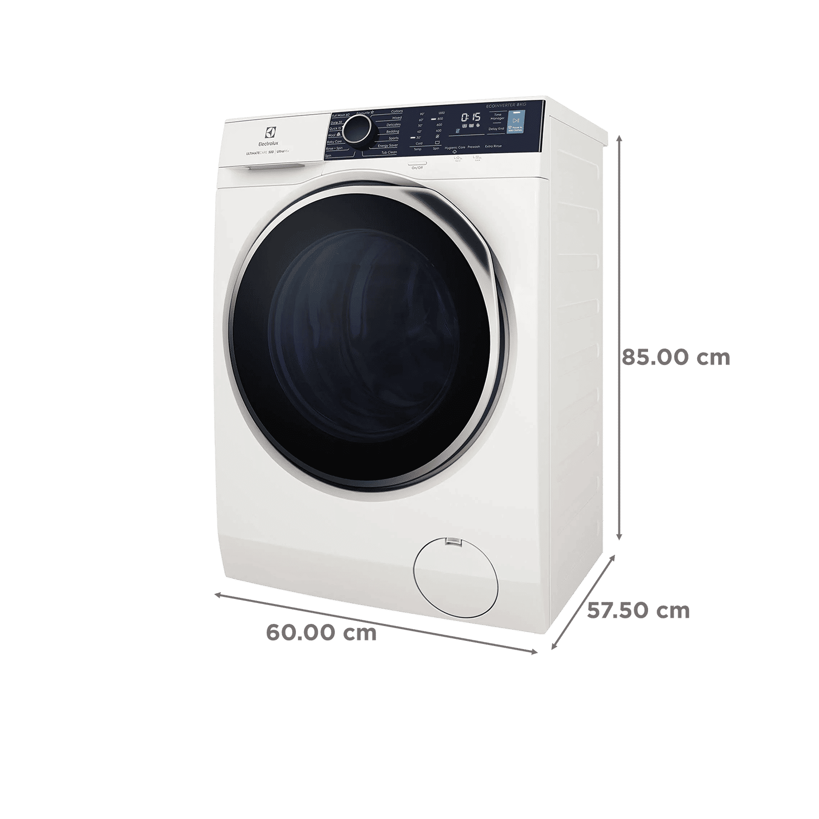 Electrolux 8 Kg 5 Star Fully Automatic Front Load Washing Machine (UltimateCare 500, EWF8024R5WB, UltraMix Technology, White) Electrolux 8 Kg 5 Star Fully Automatic Front Load Washing Machine (UltimateCare 500, EWF8024R5WB, UltraMix Technology, White)_3