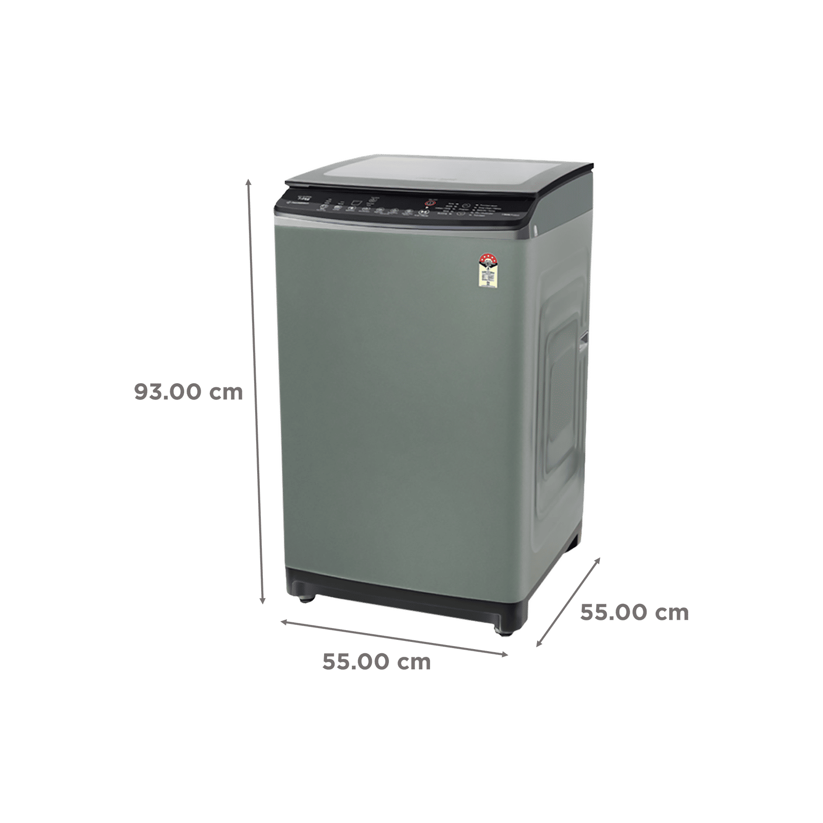 VOLTAS beko 7 Kg 5 Star Inverter Fully Automatic Top Load Washing Machine (WTL70VPSGX, Dust Resistant, Grey) VOLTAS beko 7 Kg 5 Star Inverter Fully Automatic Top Load Washing Machine (WTL70VPSGX, Dust Resistant, Grey)_3