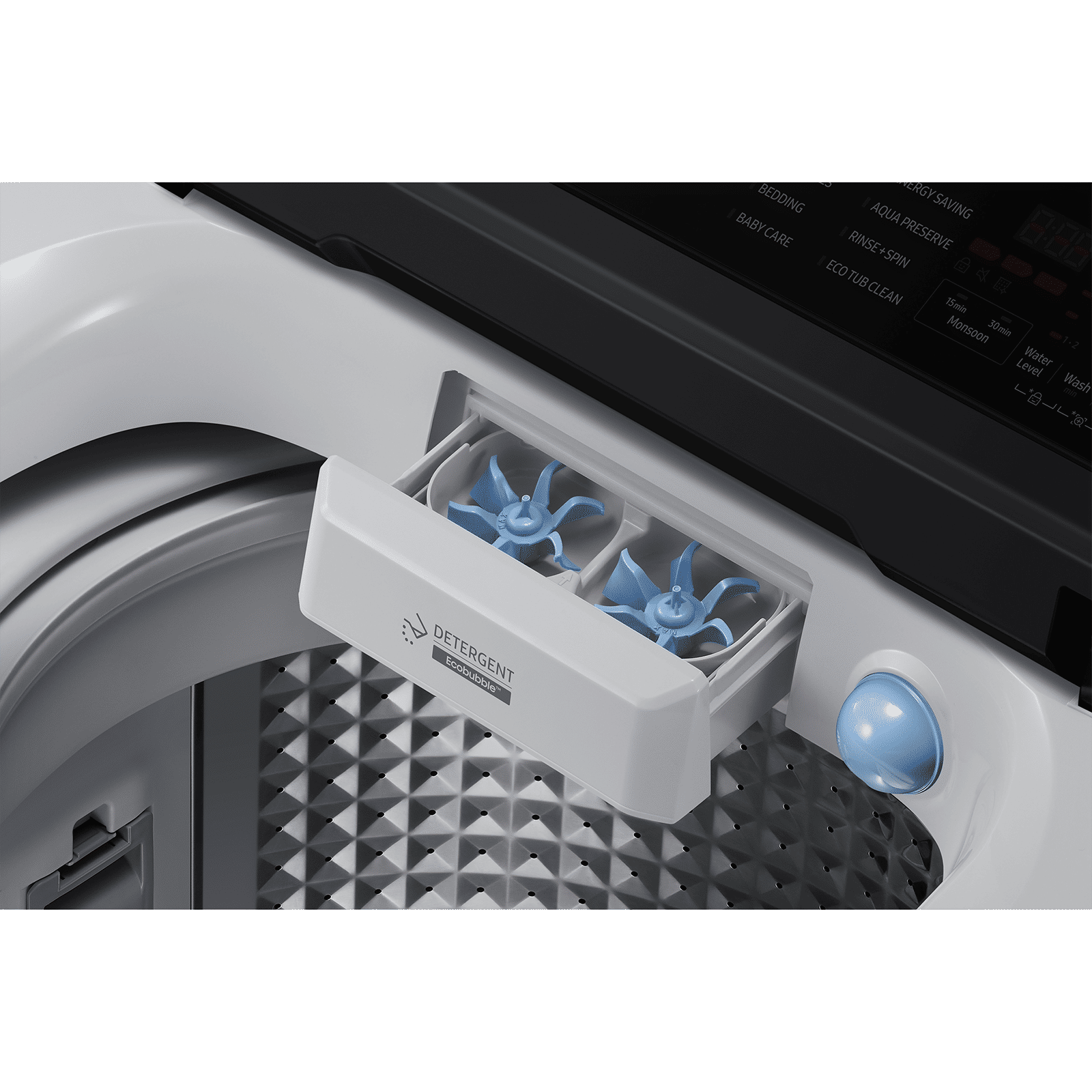 SAMSUNG 7 Kg 5 Star Inverter Fully Automatic Top Load Washing Machine (WA70BG4545BGTL, Ecobubble Technology, Light Grey)_10