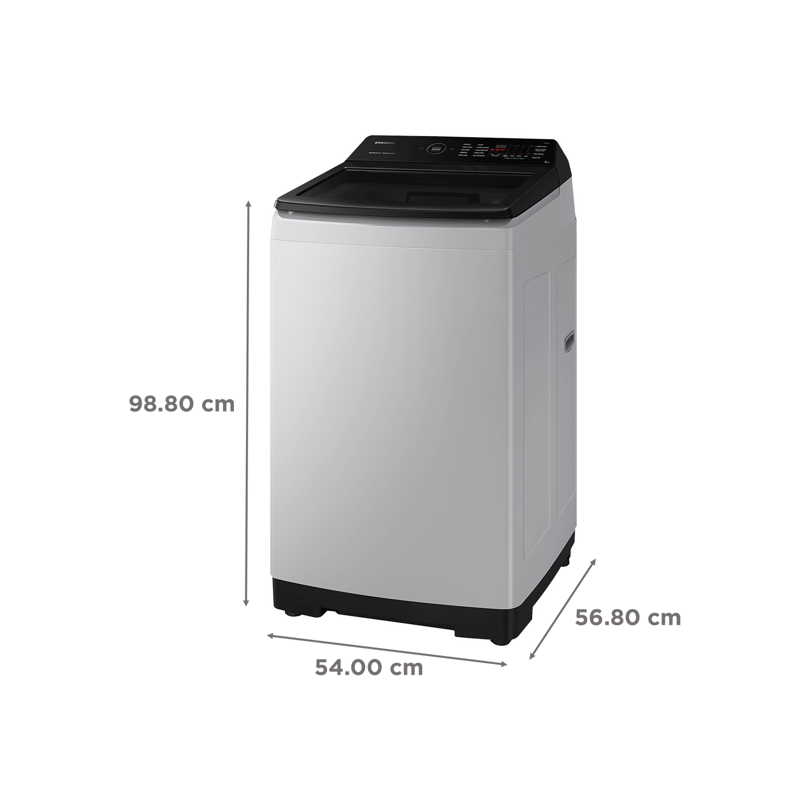SAMSUNG 8 Kg 5 Star Inverter Fully Automatic Top Load Washing Machine (WA80BG4545BYTL, Ecobubble Technology, Lavender Grey)_3