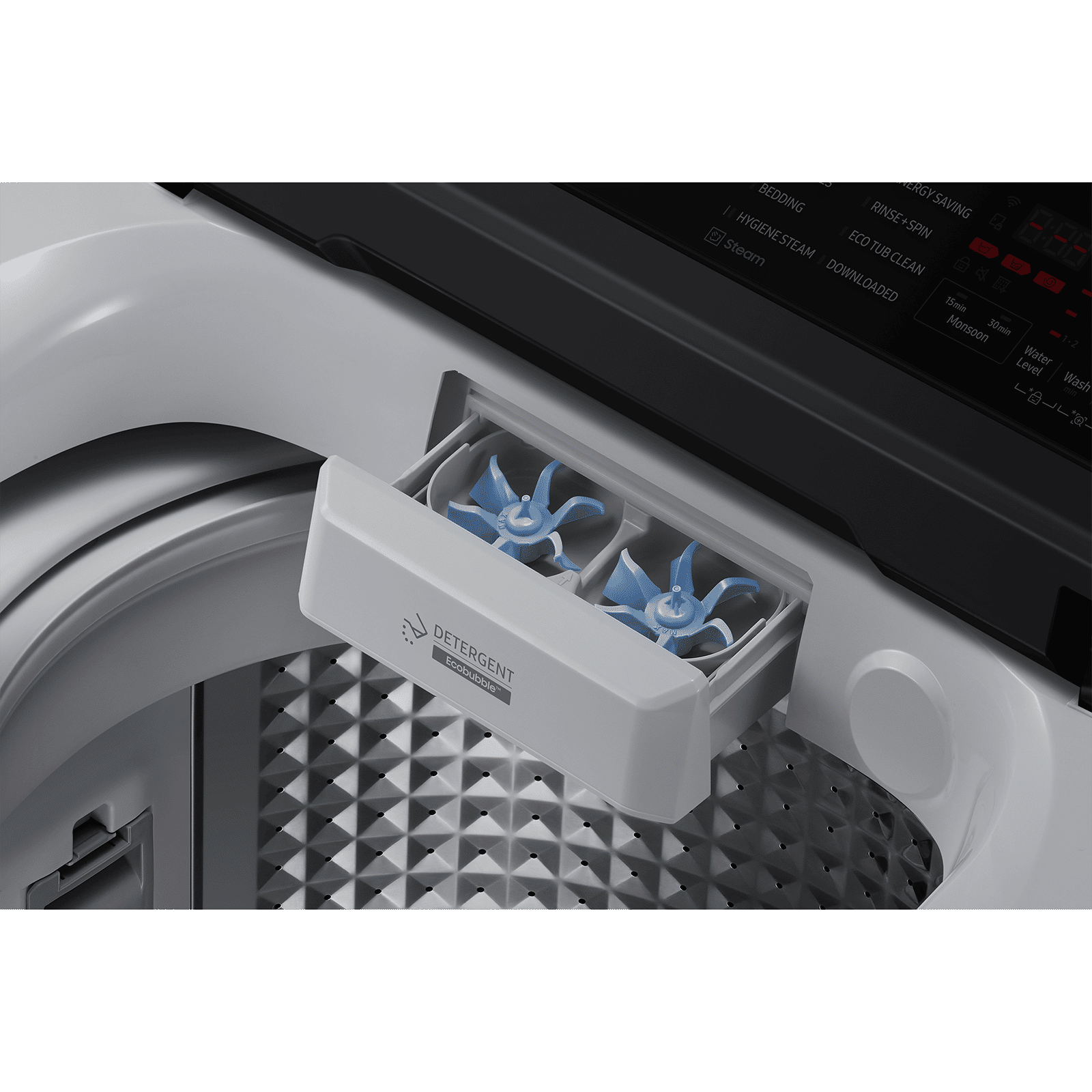 SAMSUNG 7 Kg 5 Star Wi-Fi Inverter Fully Automatic Top Load Washing Machine (WA70BG4582BYTL, Ecobubble Technology, Lavender Grey)_11
