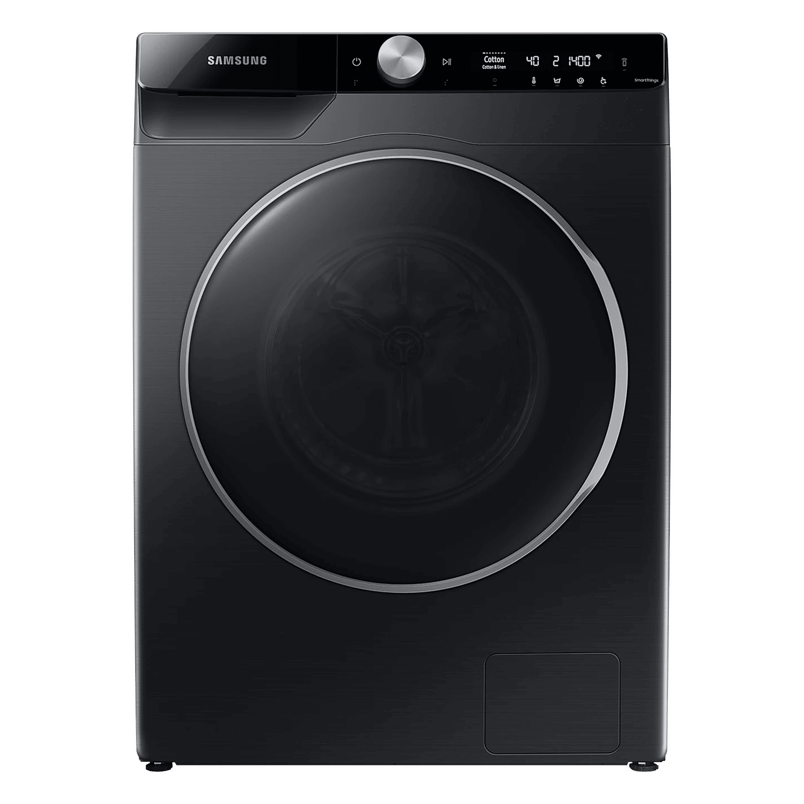 SAMSUNG 12/8 kg Inverter Fully Automatic Front Load Washer Dryer (WD12TP44DSB/TL, Wi-Fi Enabled, Black Caviar) SAMSUNG 12/8 kg Inverter Fully Automatic Front Load Washer Dryer (WD12TP44DSB/TL, Wi-Fi Enabled, Black Caviar)_1