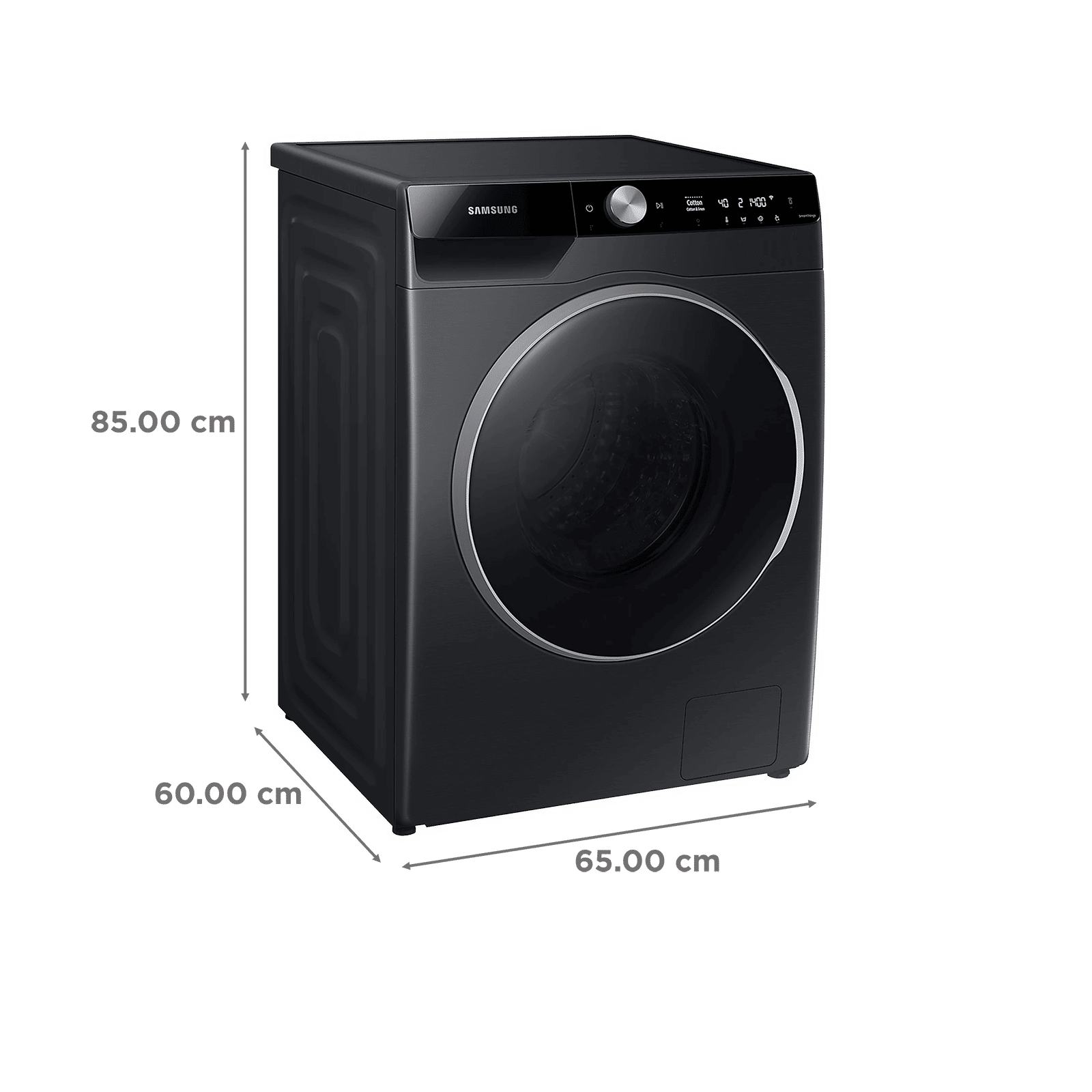 SAMSUNG 12/8 kg Inverter Fully Automatic Front Load Washer Dryer (WD12TP44DSB/TL, Wi-Fi Enabled, Black Caviar) SAMSUNG 12/8 kg Inverter Fully Automatic Front Load Washer Dryer (WD12TP44DSB/TL, Wi-Fi Enabled, Black Caviar)_3