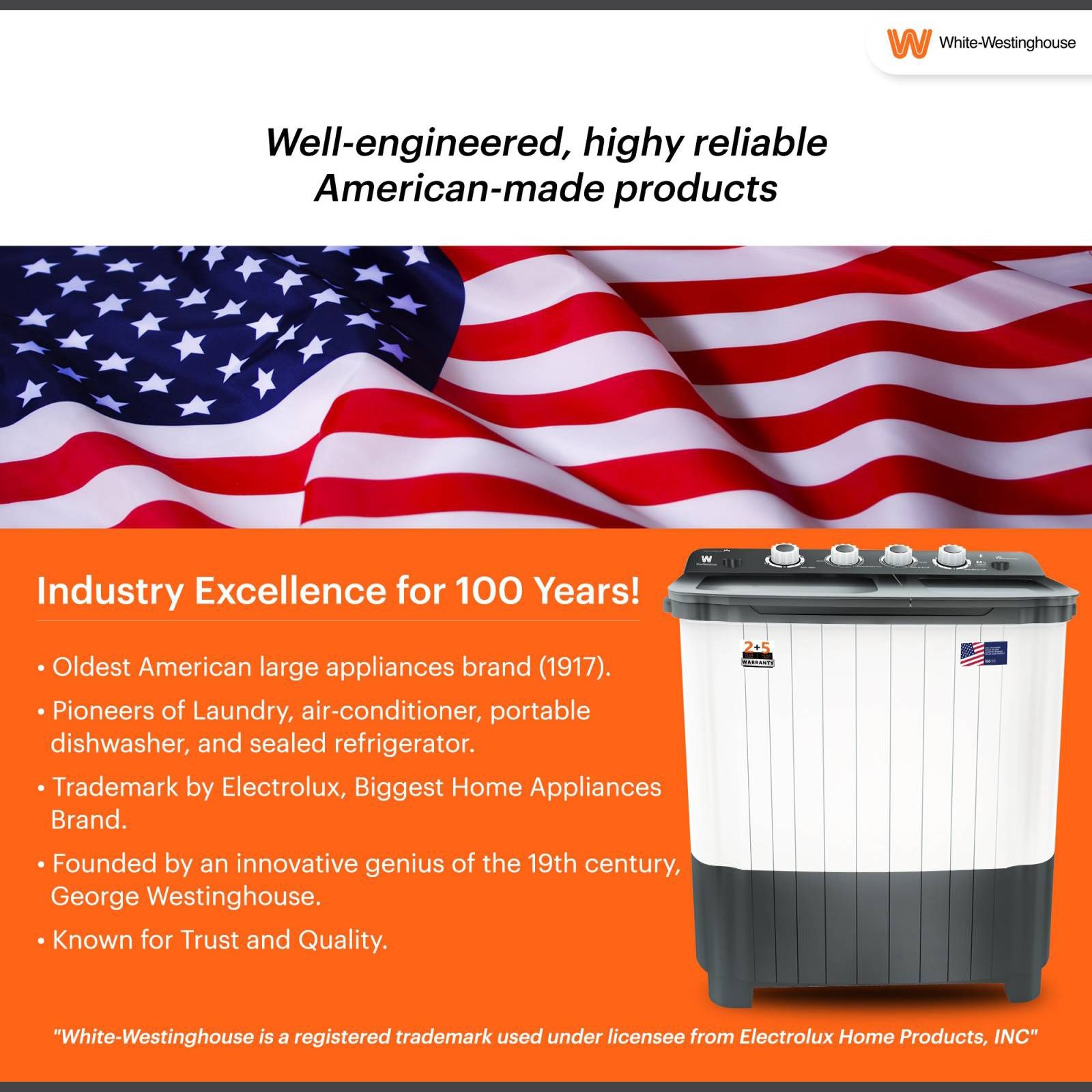 White Westinghouse 8.5 kg Semi Automatic Washing Machine with Six-Fin Jumbo Pulsator (CSW8500, Grey and White) White Westinghouse 8.5 kg Semi Automatic Washing Machine with Six-Fin Jumbo Pulsator (CSW8500, Grey and White)_11